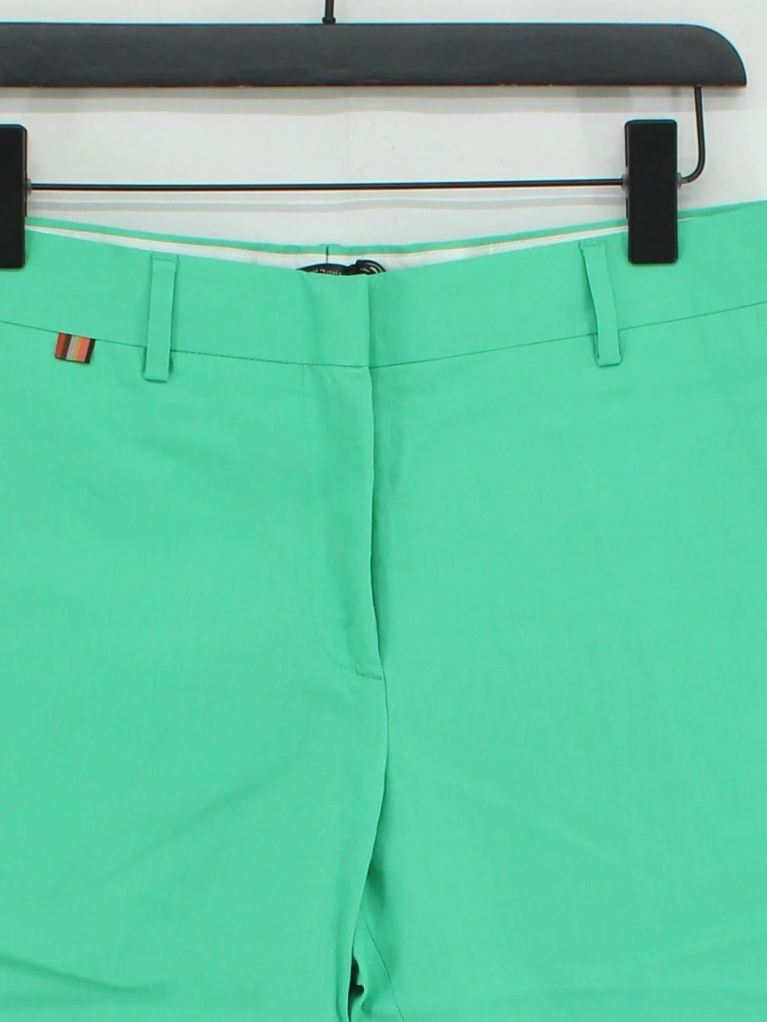 Paul Smith Women's Trousers UK 12 Green 100% Other Tapered Chino New with tags - Image 3
