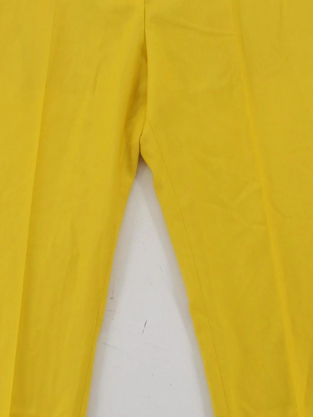 Paul Smith Women's Trousers UK 12 Yellow 100% Wool Straight Chino New with tags - Image 3