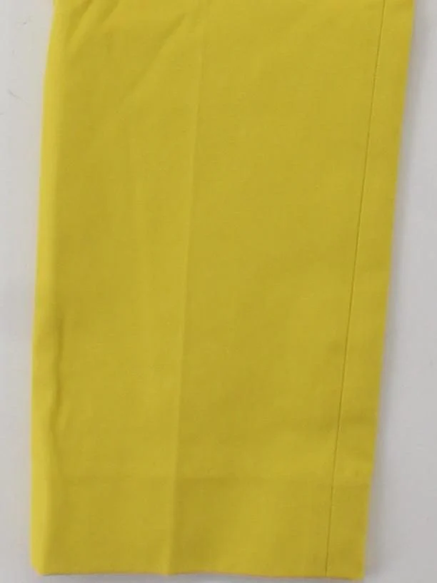 Paul Smith Women's Trousers UK 12 Yellow Cotton New with tags - Image 4