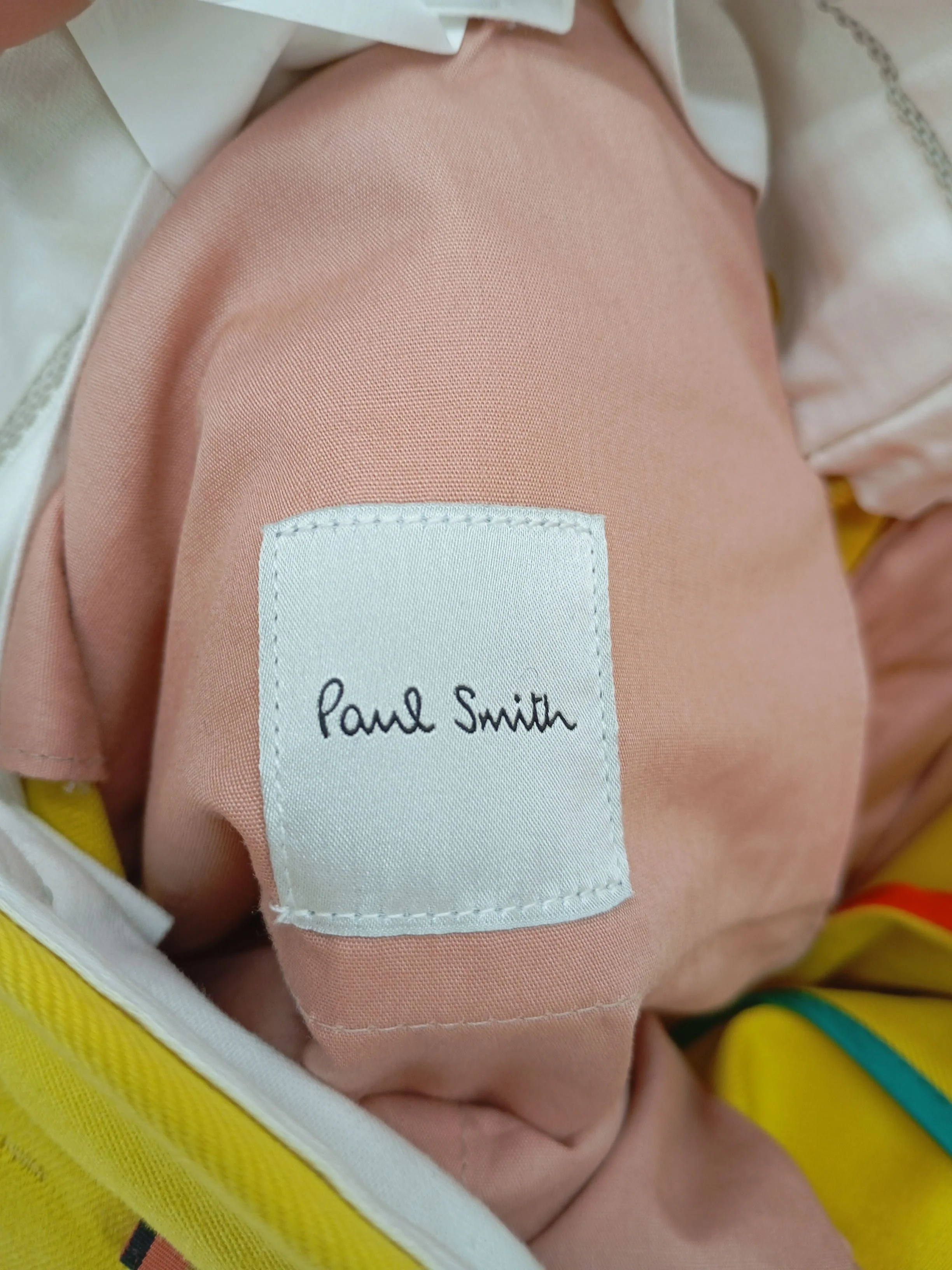 Paul Smith Women's Trousers UK 12 Yellow Cotton New with tags - Image 5