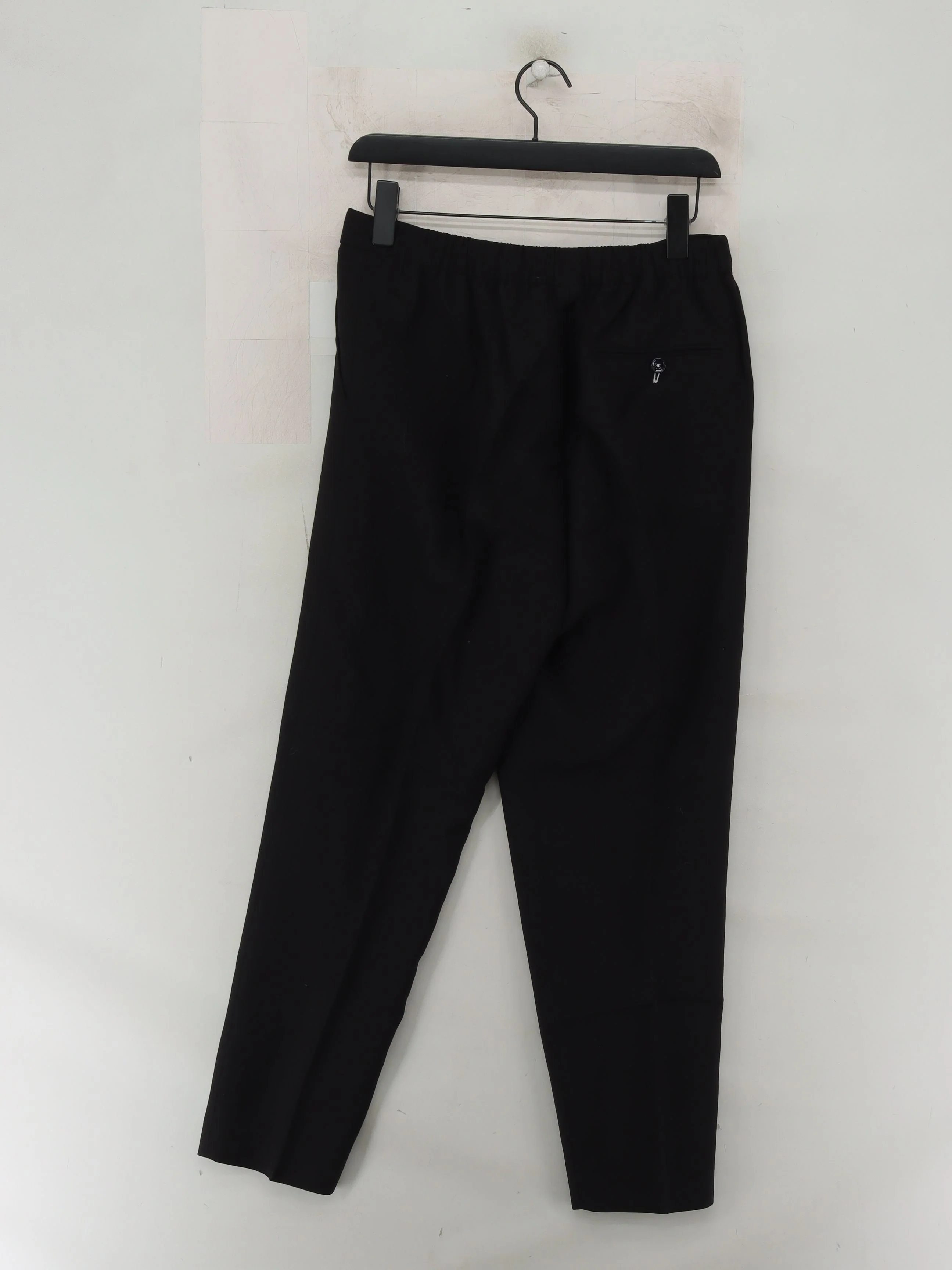 Paul Smith Women's Trousers UK 14 Black 100% Other Straight Chino - Image 2