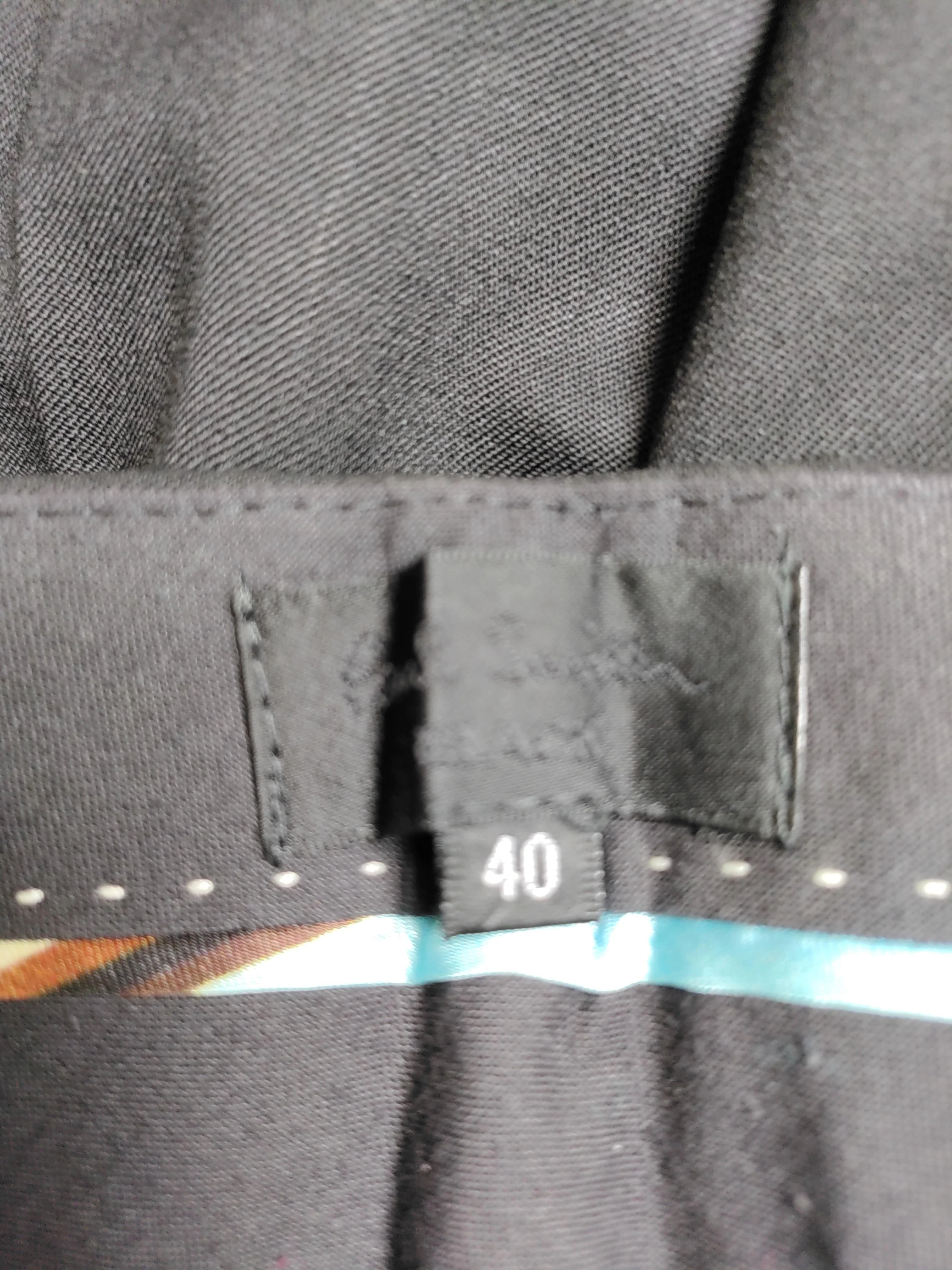 Paul Smith Women's Trousers UK 8 Black Wool with Rayon Straight Chino - Image 5