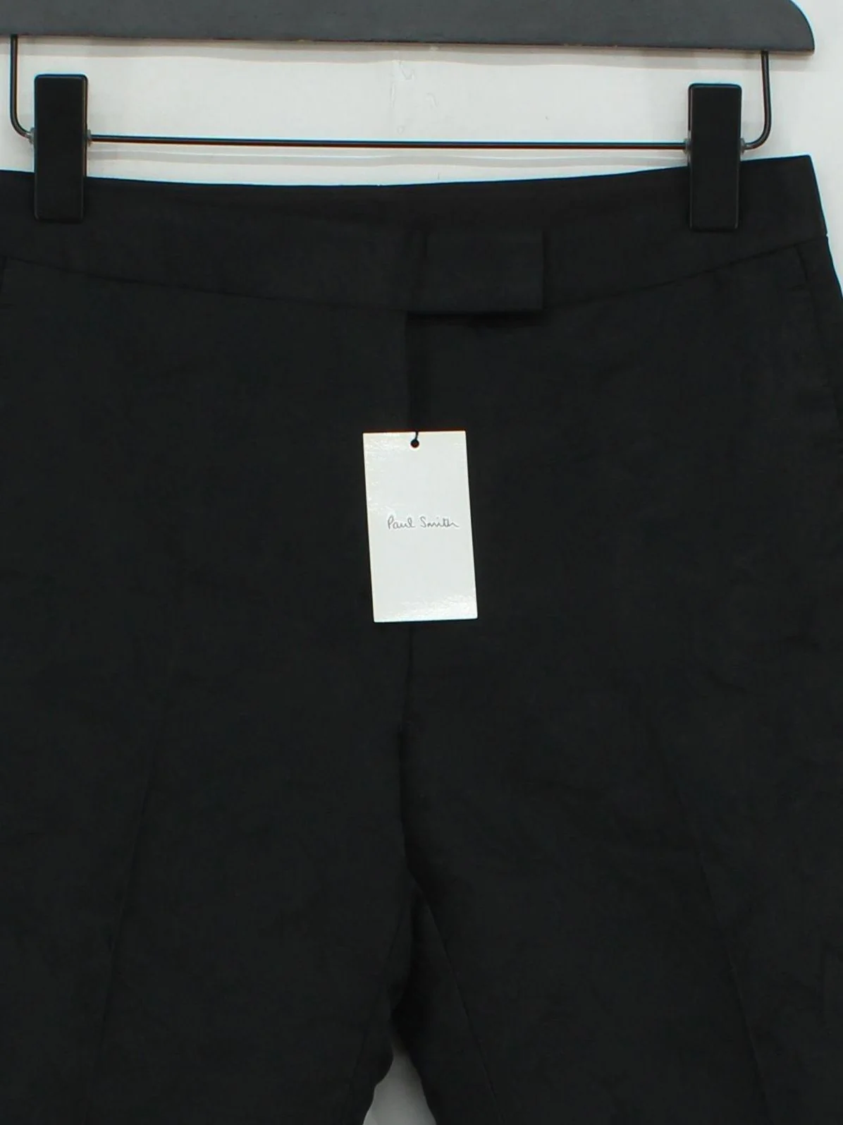 Paul Smith Women's Trousers W 30 in Black 100% Polyester Straight Chino - Image 3