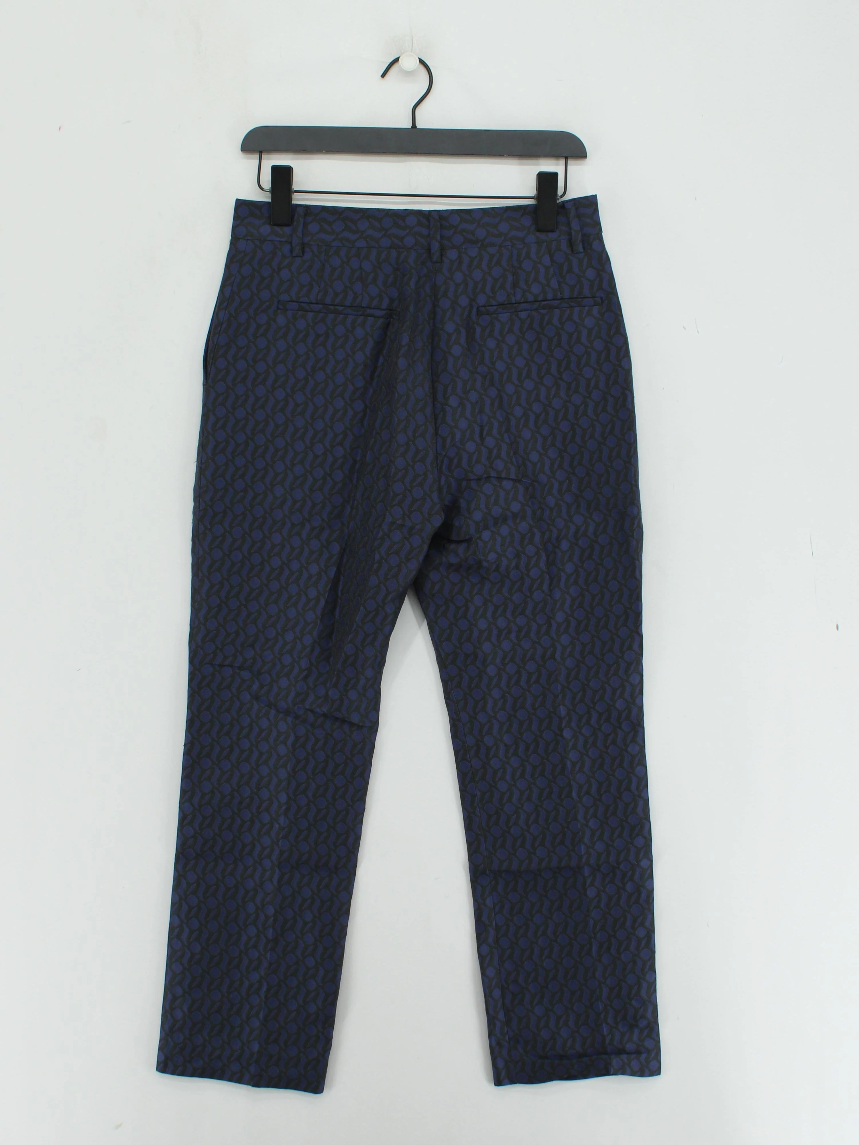 Paul Smith Women's Trousers W 30 in Blue Silk with Linen, Cotton, Other Chino - Image 2