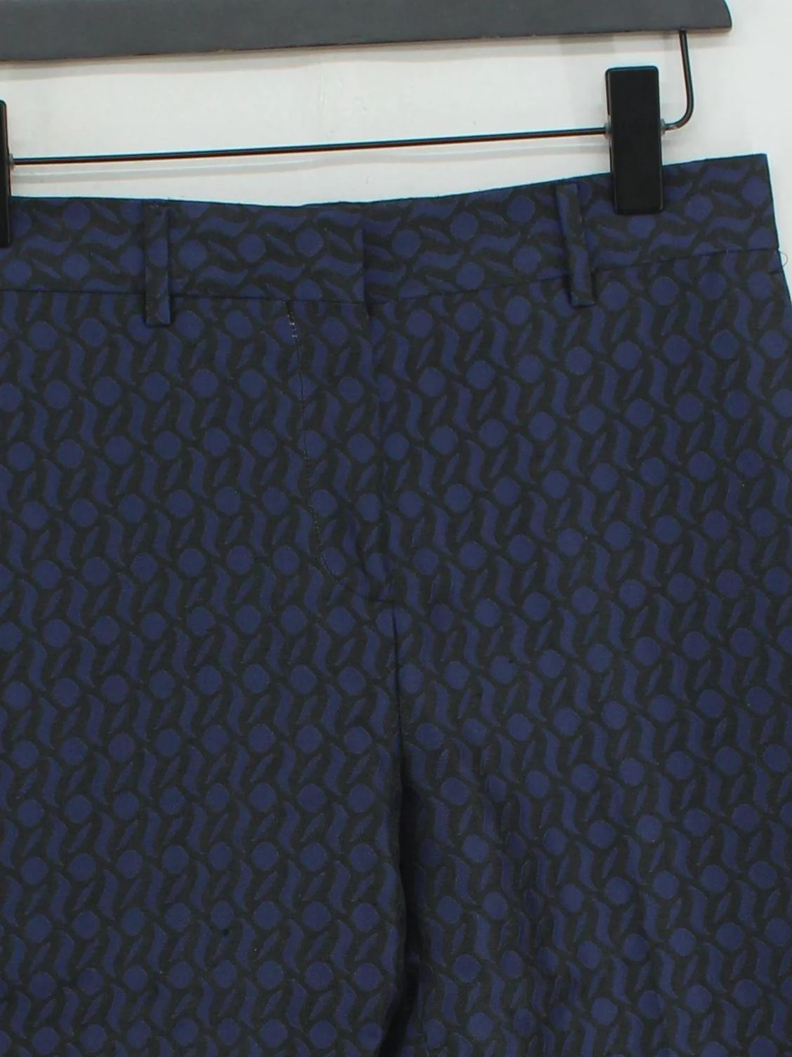 Paul Smith Women's Trousers W 30 in Blue Silk with Linen, Cotton, Other Chino - Image 3
