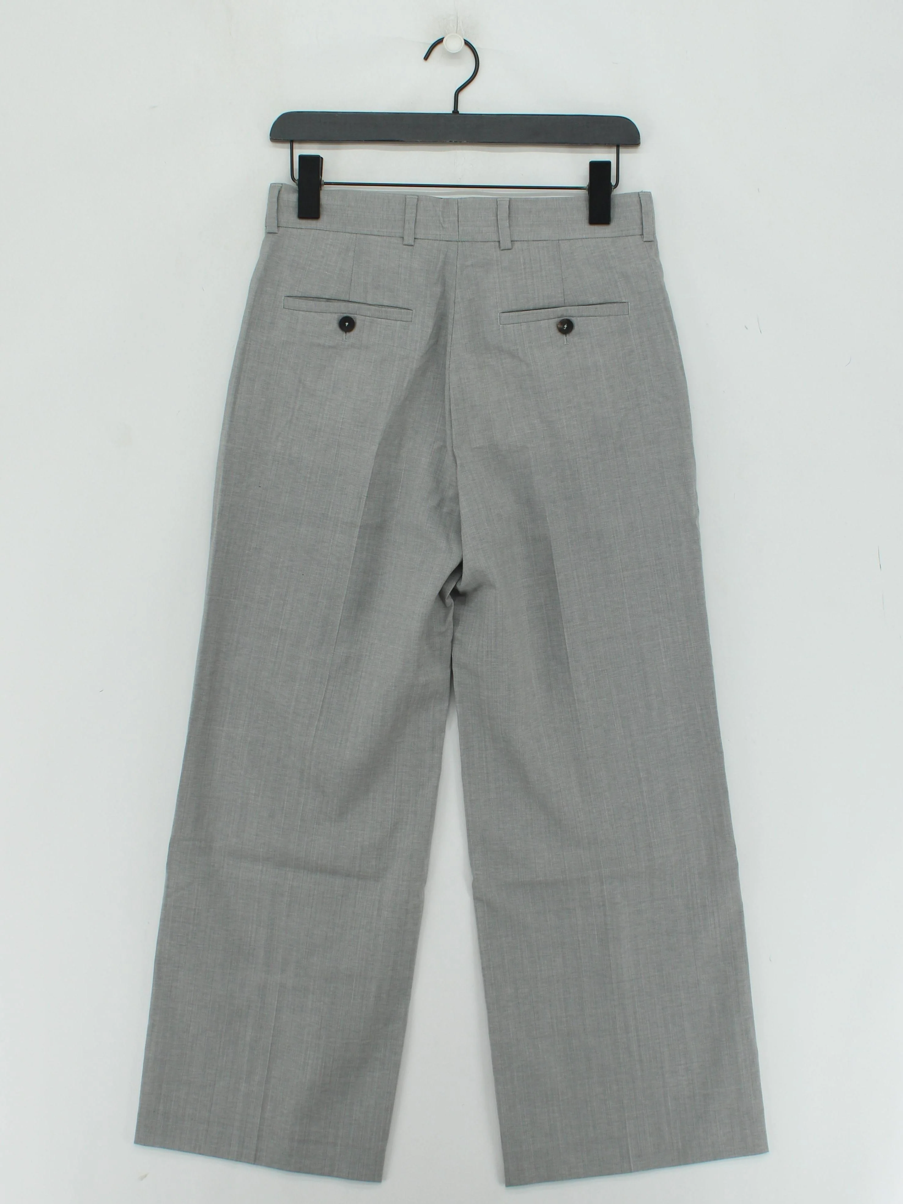 Paul Smith Women's Trousers W 30 in Grey 100% Other Wide-Leg Chino New with tags - Image 2
