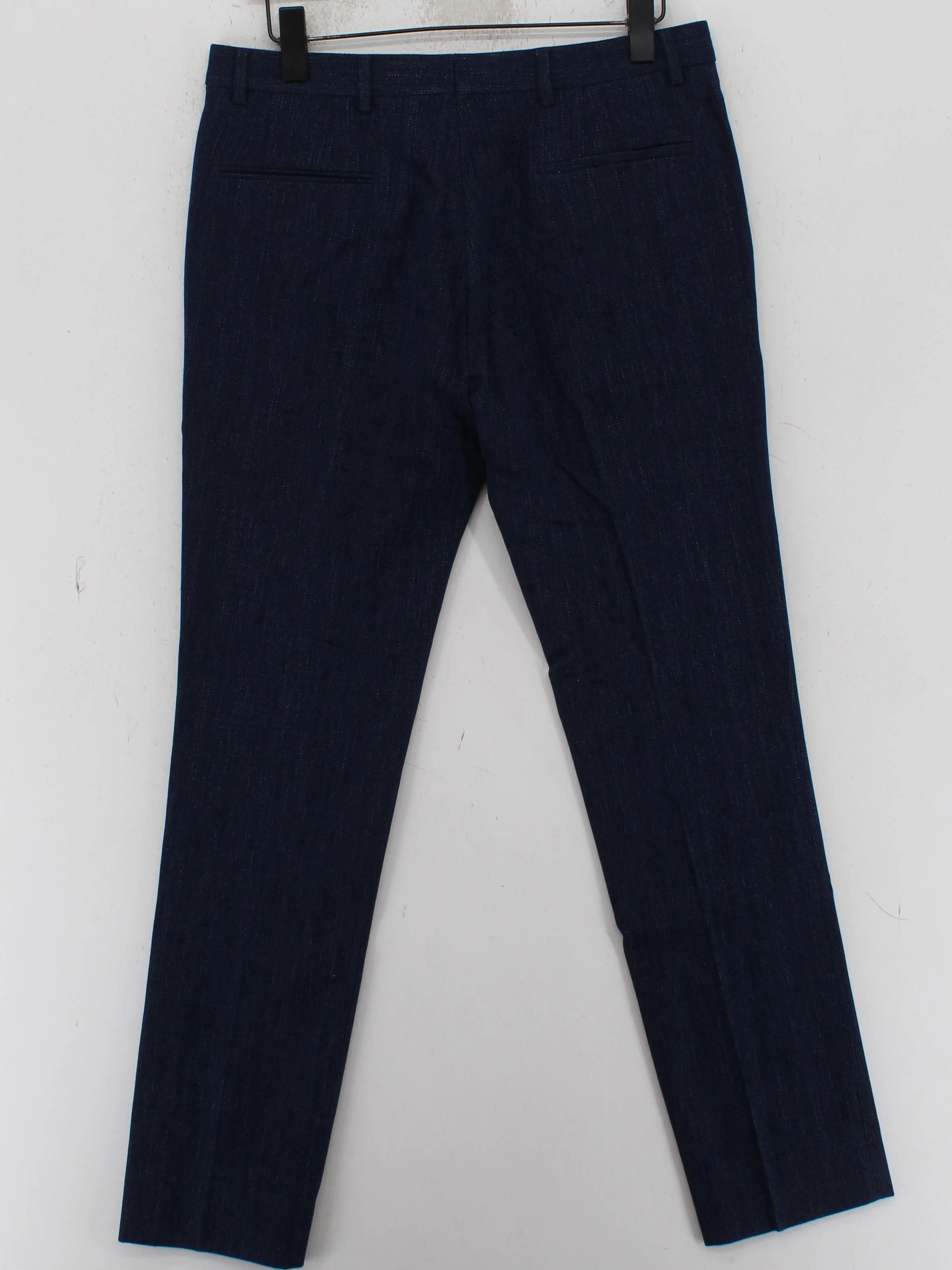 Paul Smith Women's Trousers W 32 in Blue Cotton New with tags - Image 2