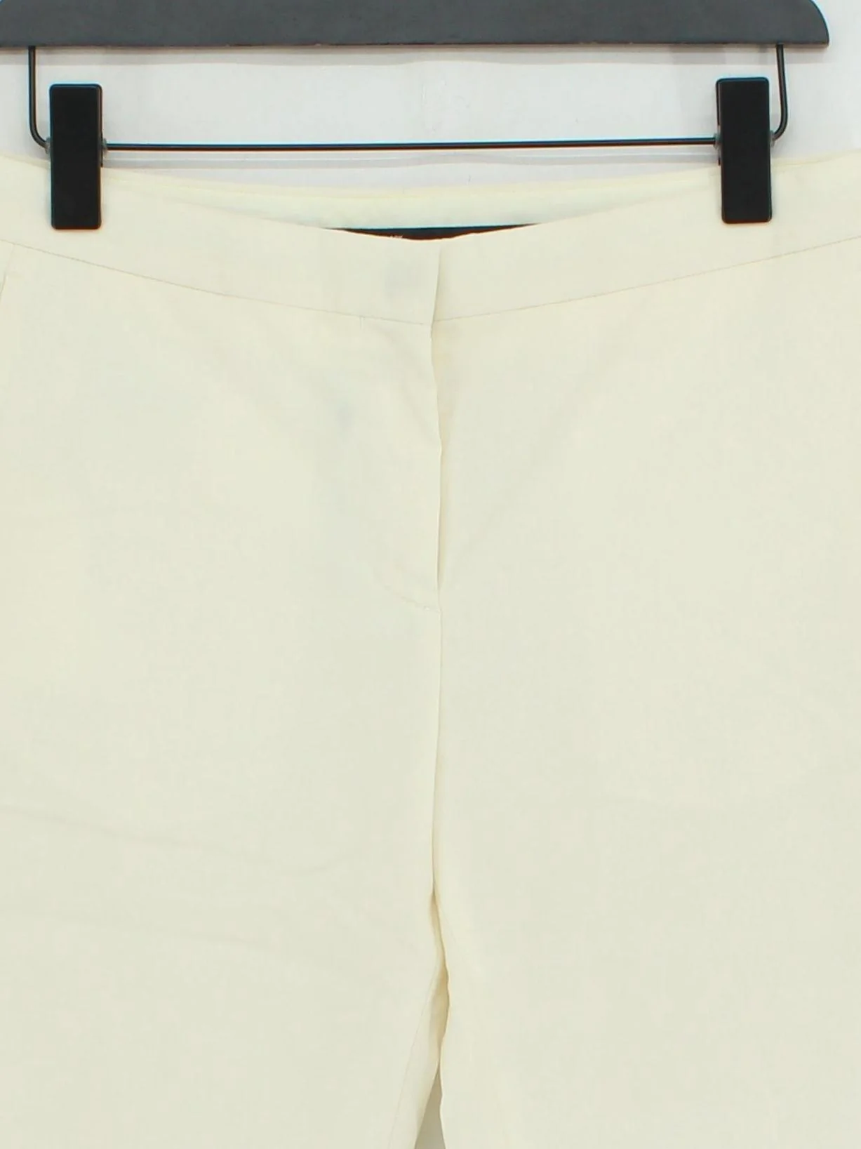 Paul Smith Women's Trousers W 32 in Cream 100% Wool Tapered Chino New with tags - Image 3