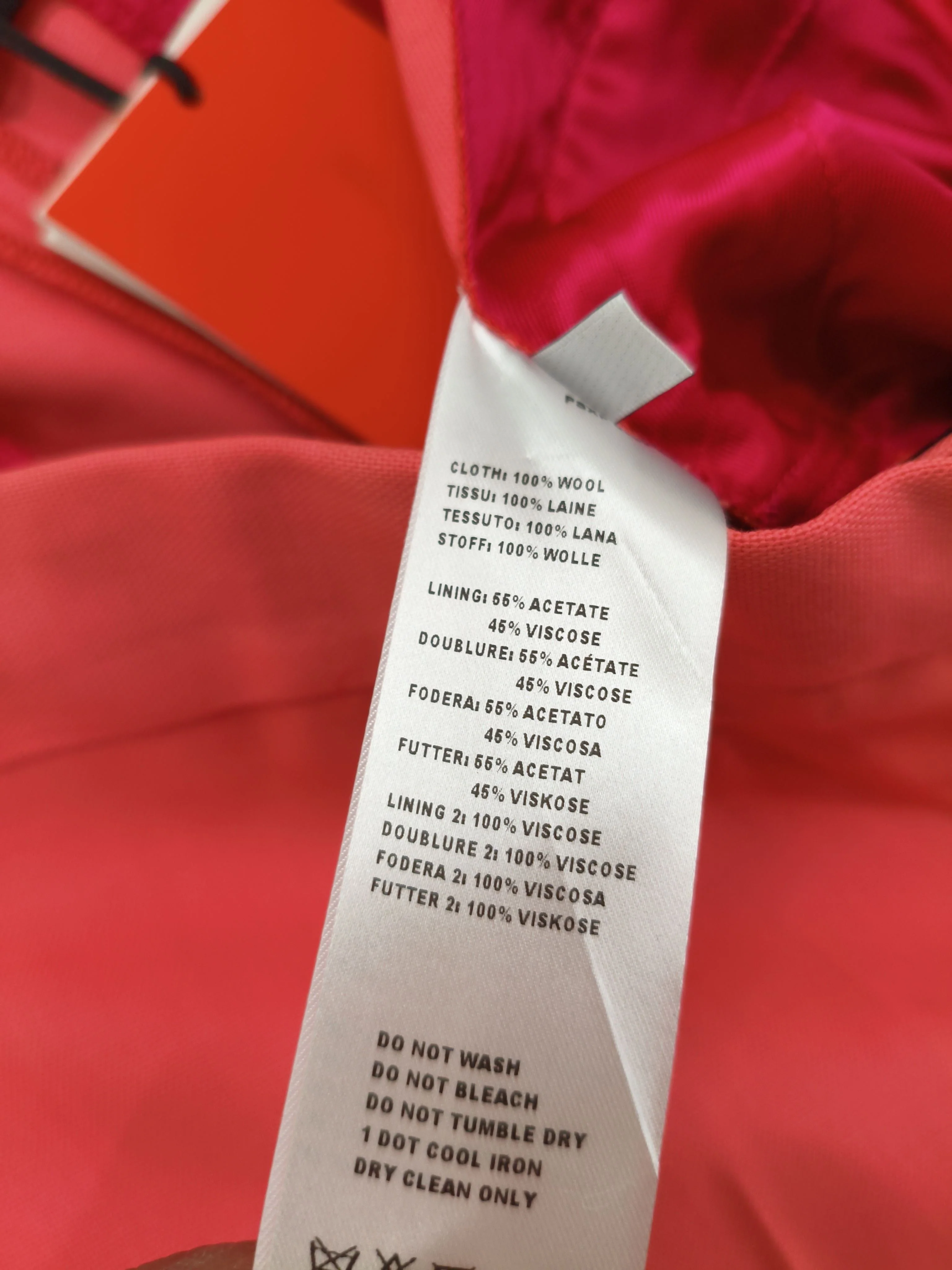 Paul Smith Women's Trousers W 36 in Pink Wool New with tags - Image 6