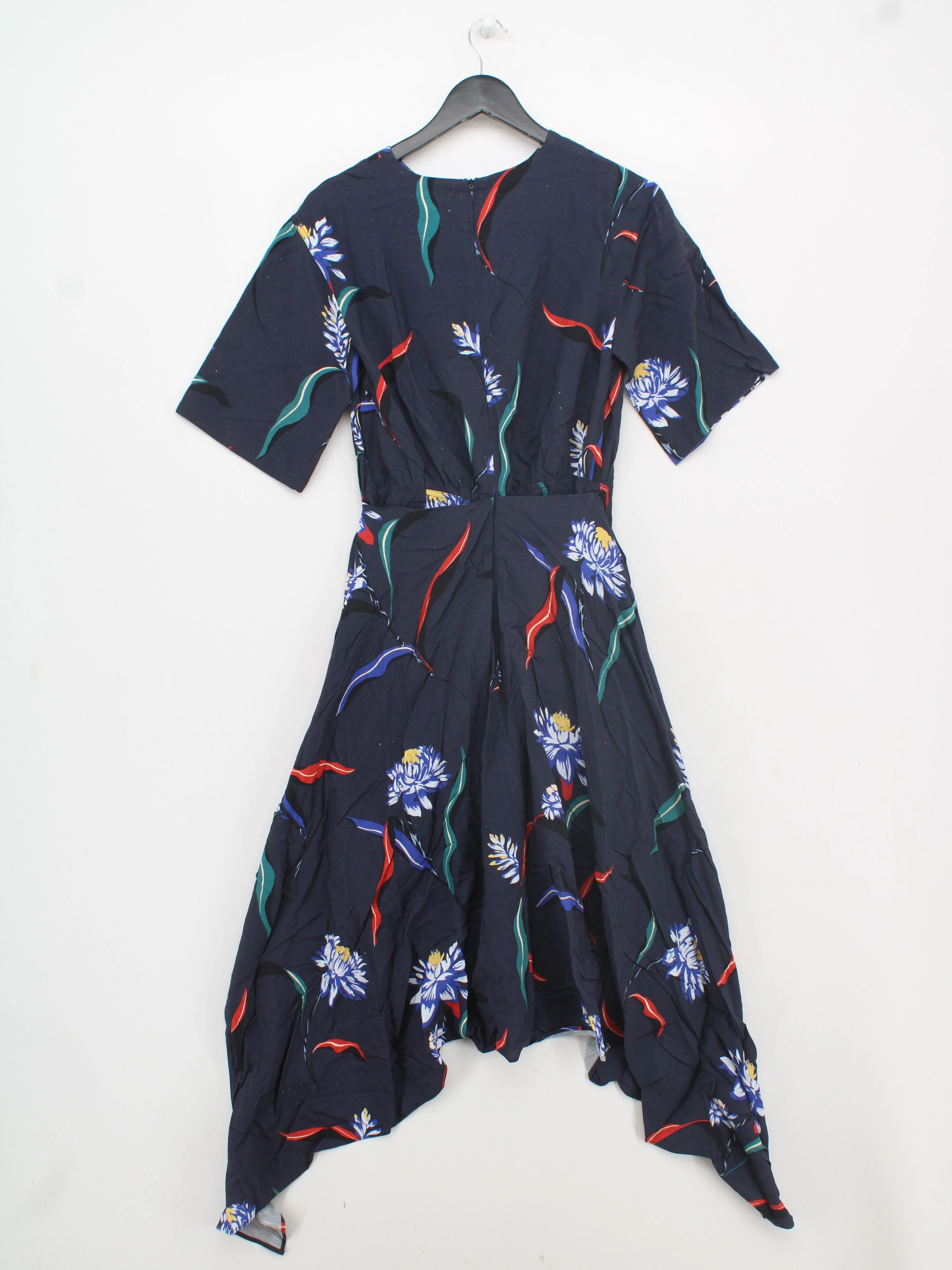 Paul Smith Wrap Midi Dress in Blue RRP £420 - Image 2