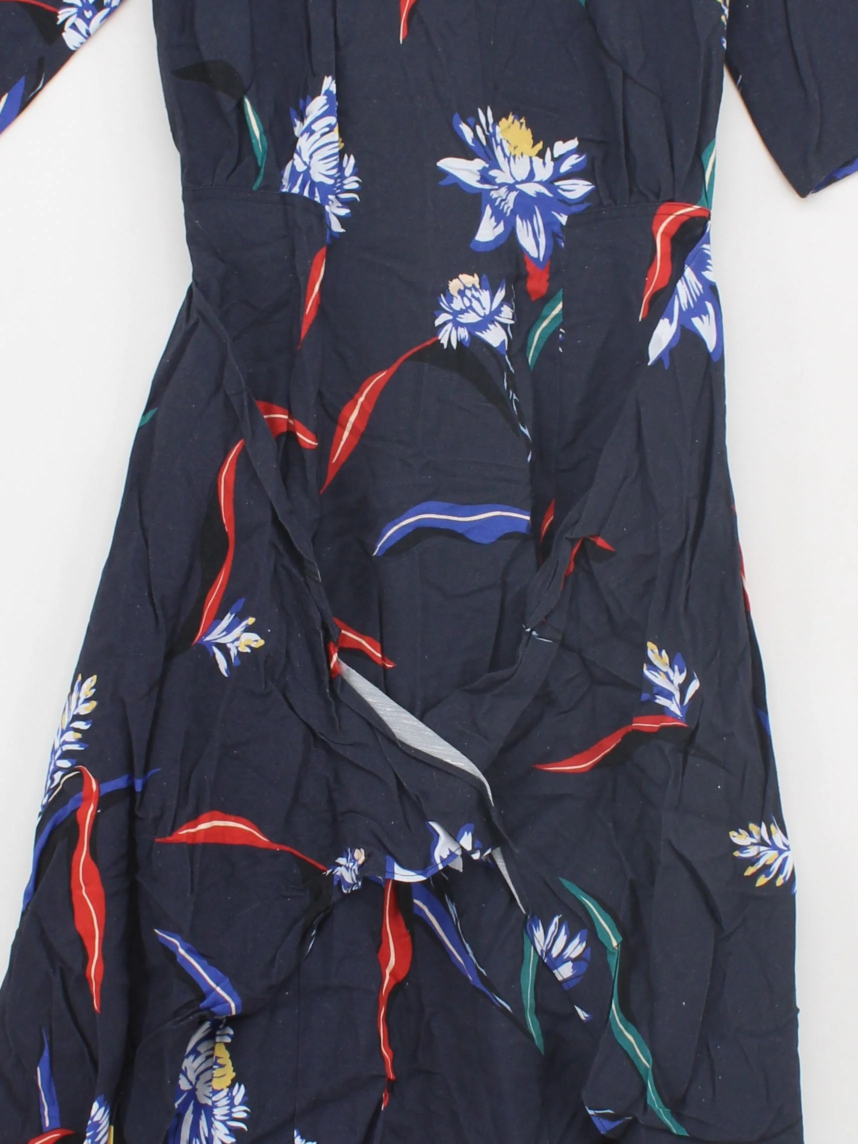 Paul Smith Wrap Midi Dress in Blue RRP £420 - Image 3