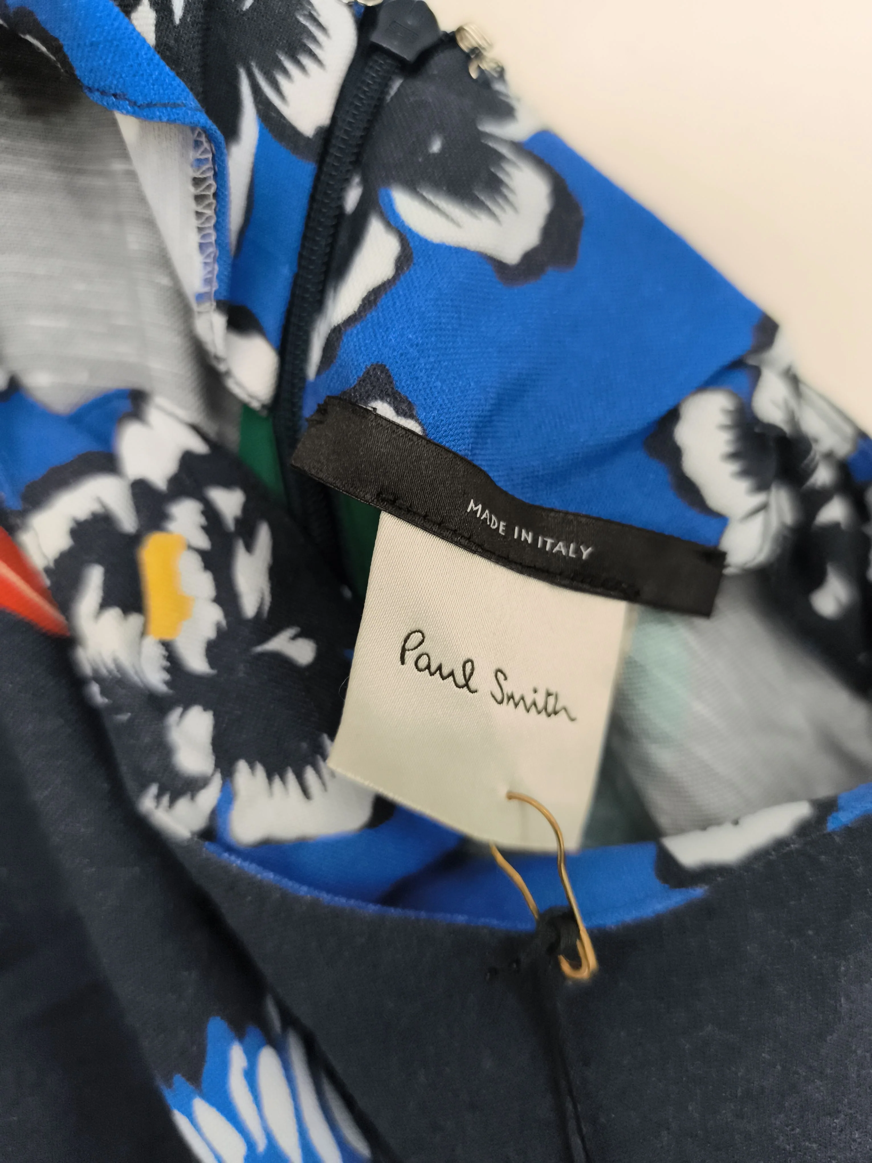 Paul Smith Wrap Midi Dress in Blue RRP £420 - Image 6