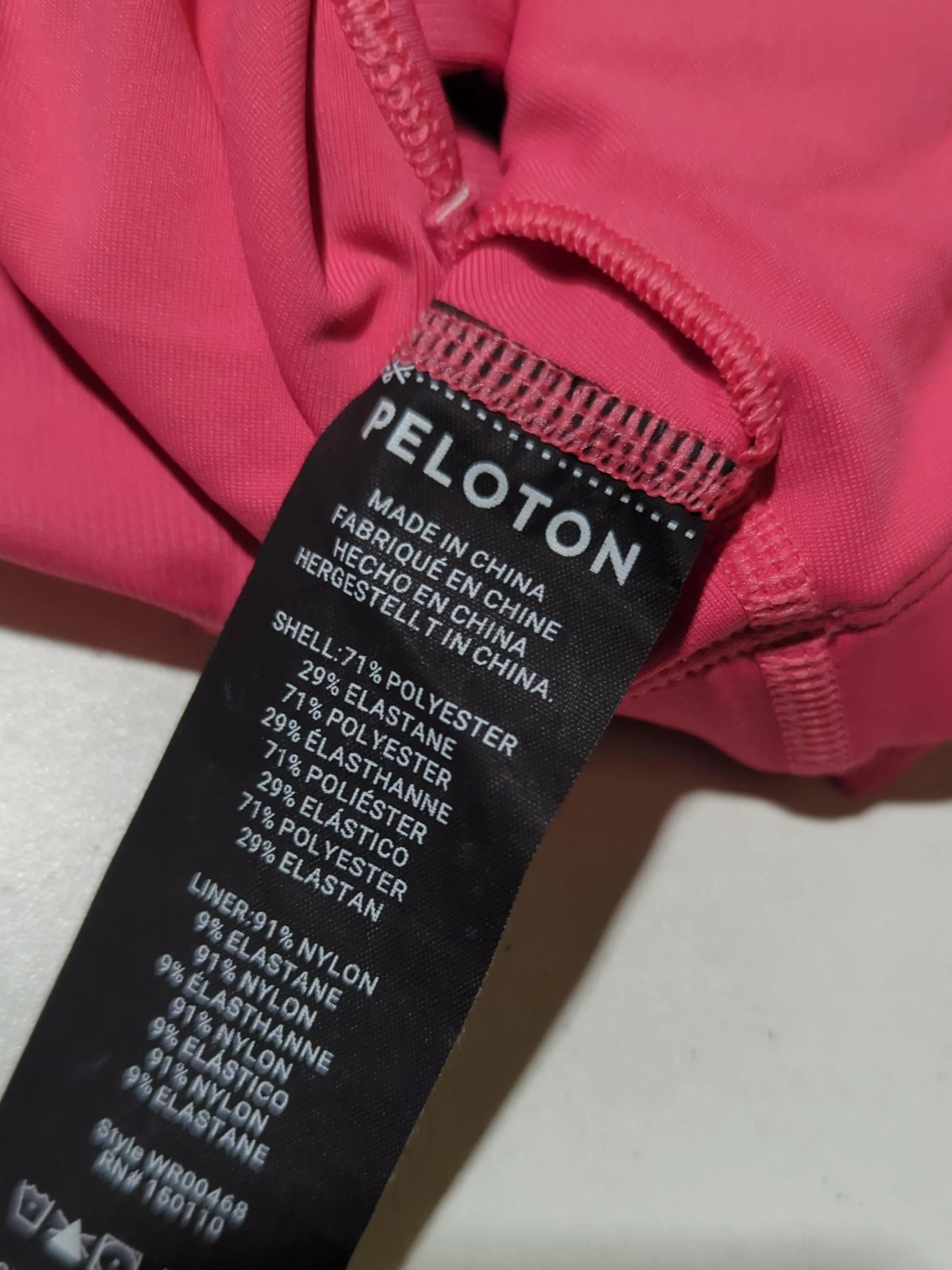 Peloton Women's Top S Pink Polyester with Elastane Sleeveless Round Neck Cropped - Image 6