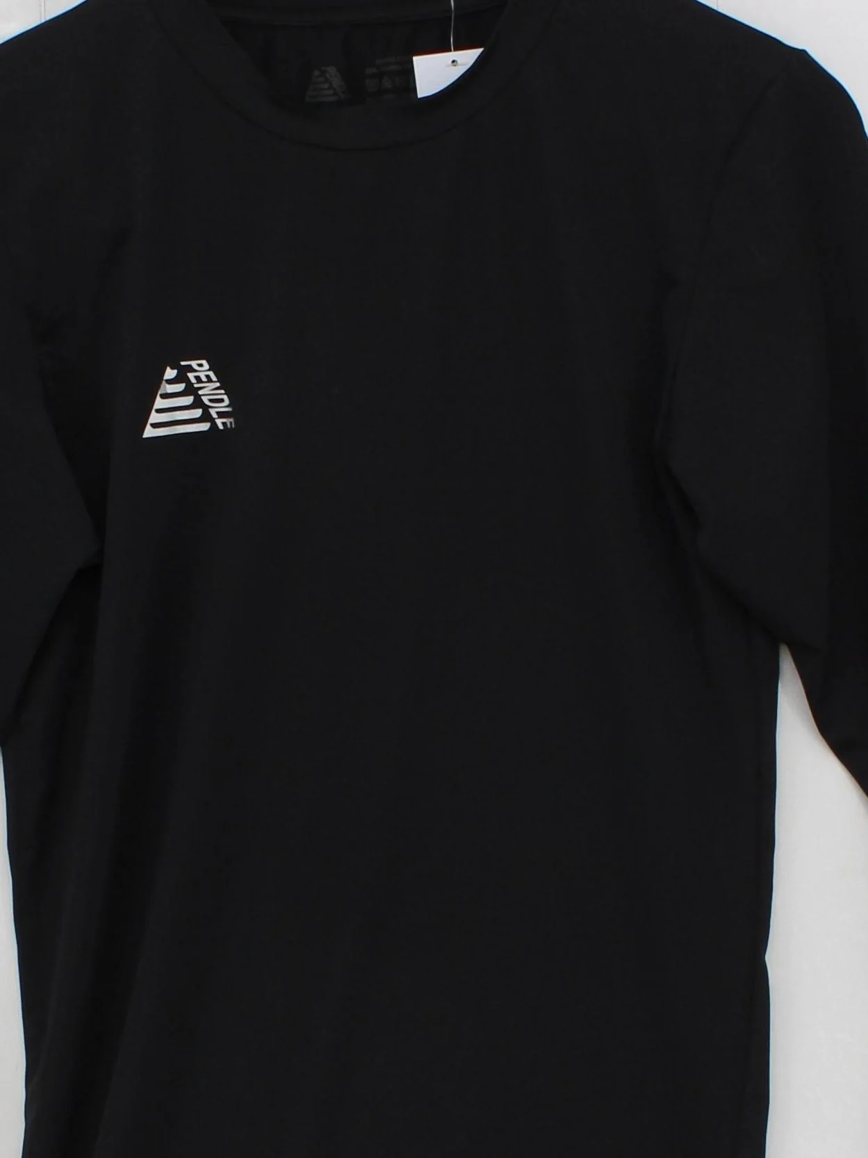 Pendle Men's T-Shirt S Black Polyester with Elastane Round Neck Basic - Image 3
