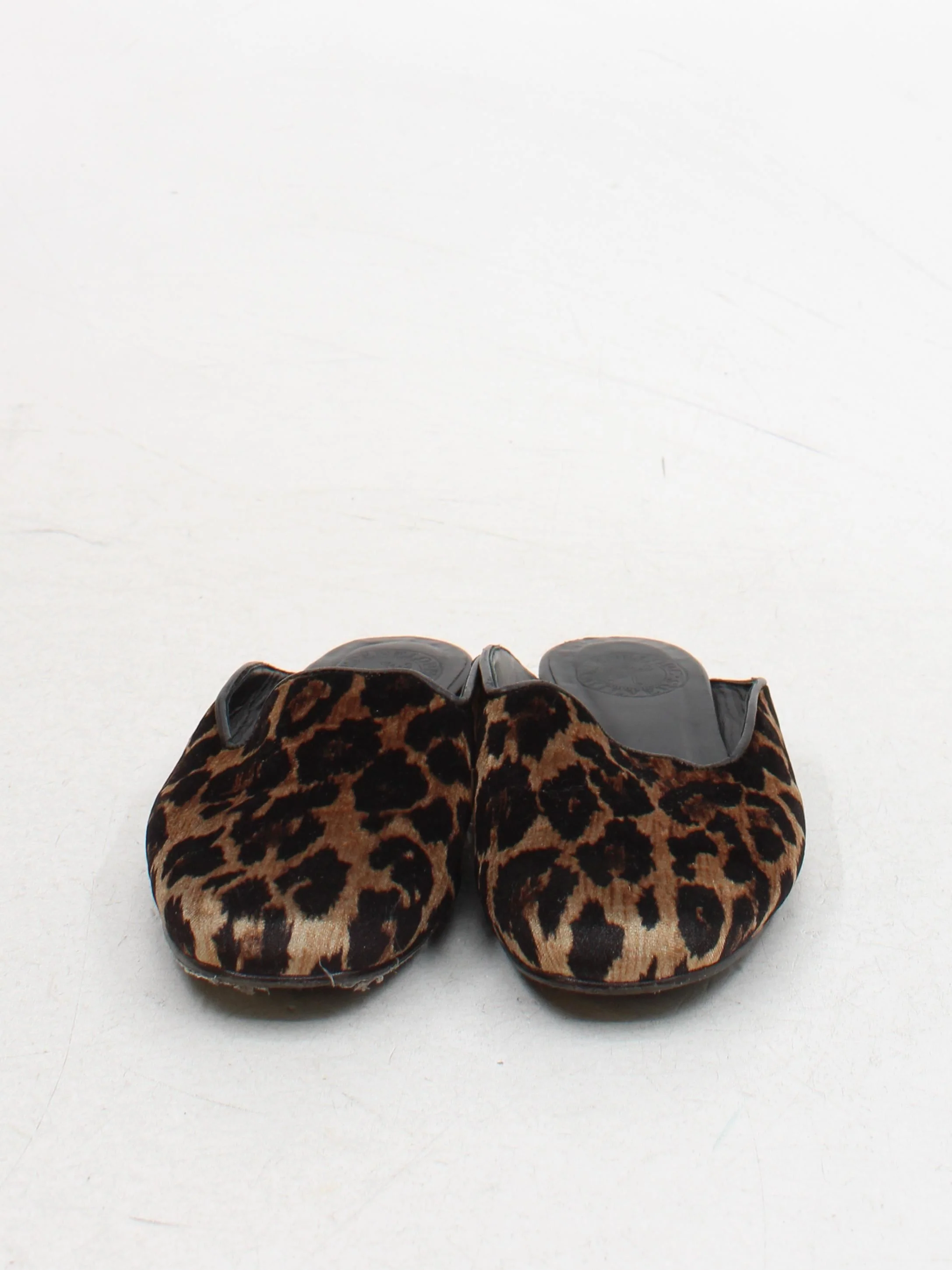 Penelope Chilvers Women's Flat Shoes UK 4 Multi Animal Fur with Leather Slider - Image 2