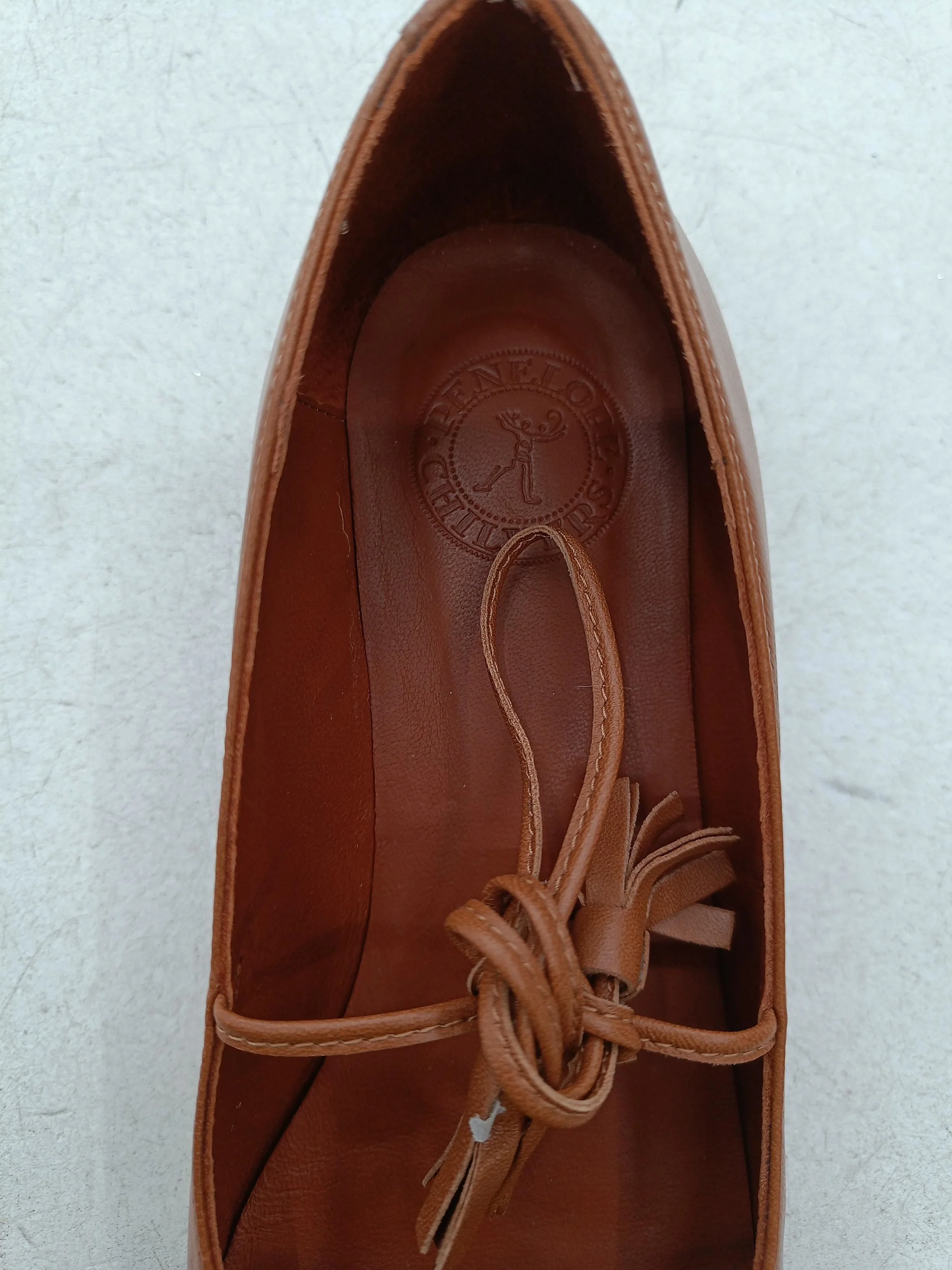 Penelope Chilvers Women's Flat Shoes UK 6 Tan 100% Leather Ballet - Image 6