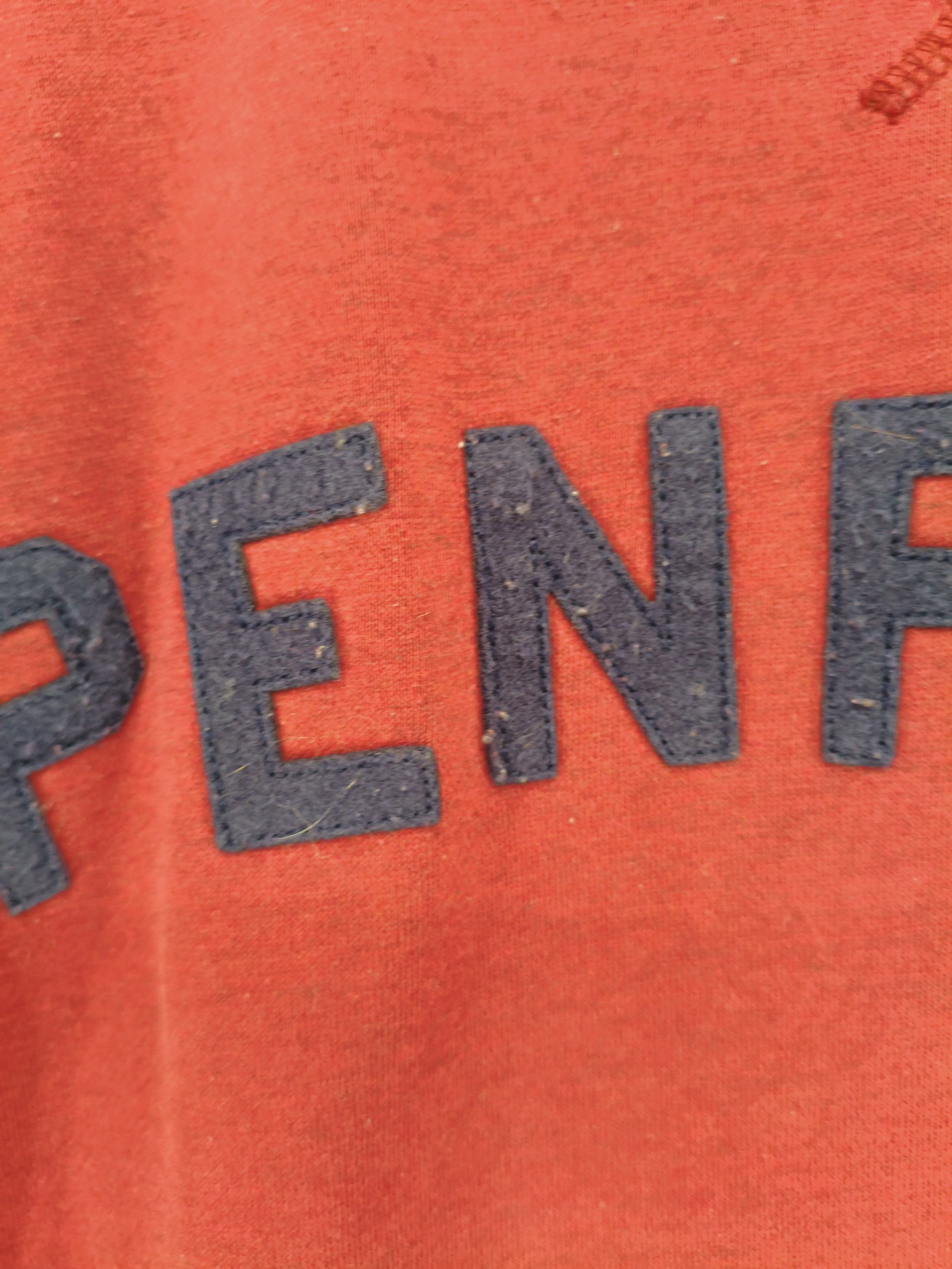 Penfield Men's Hoodie L Red Cotton with Polyester Pullover - Image 5