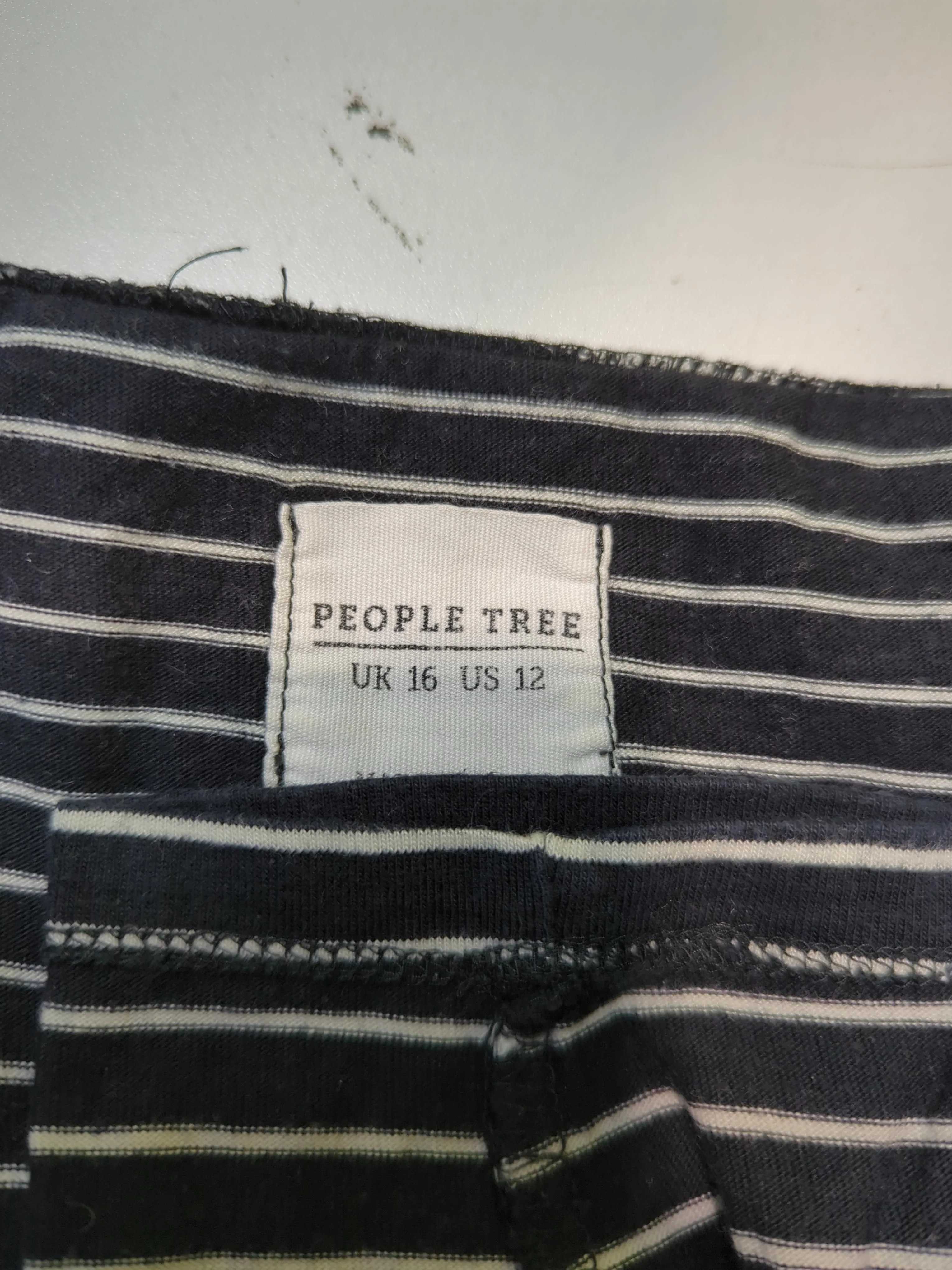 People Tree Women's T-Shirt UK 16 Black 100% Cotton Basic - Image 5
