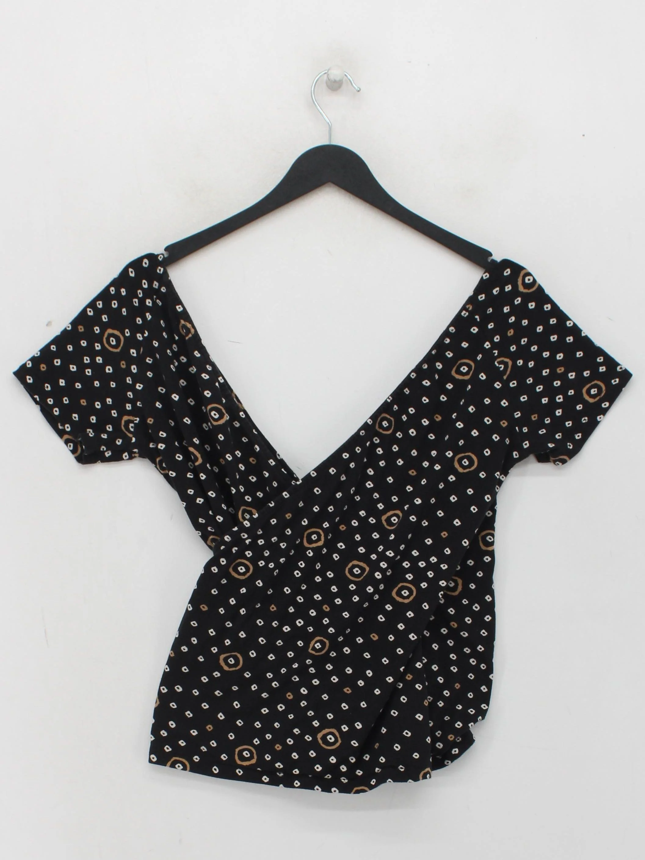 People Tree Women's Top UK 10 Black Cotton with Elastane Basic - Image 2