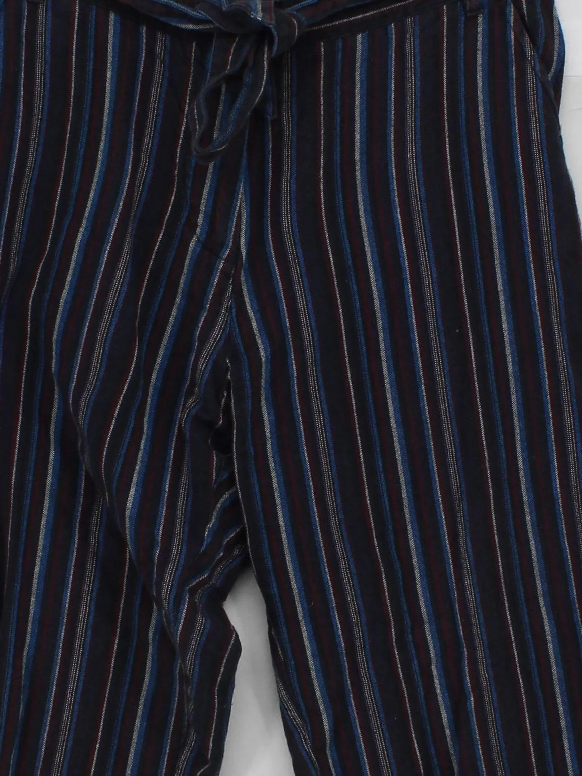 People Tree Women's Trousers S Multi Striped 100% Cotton Tapered Chino - Image 3