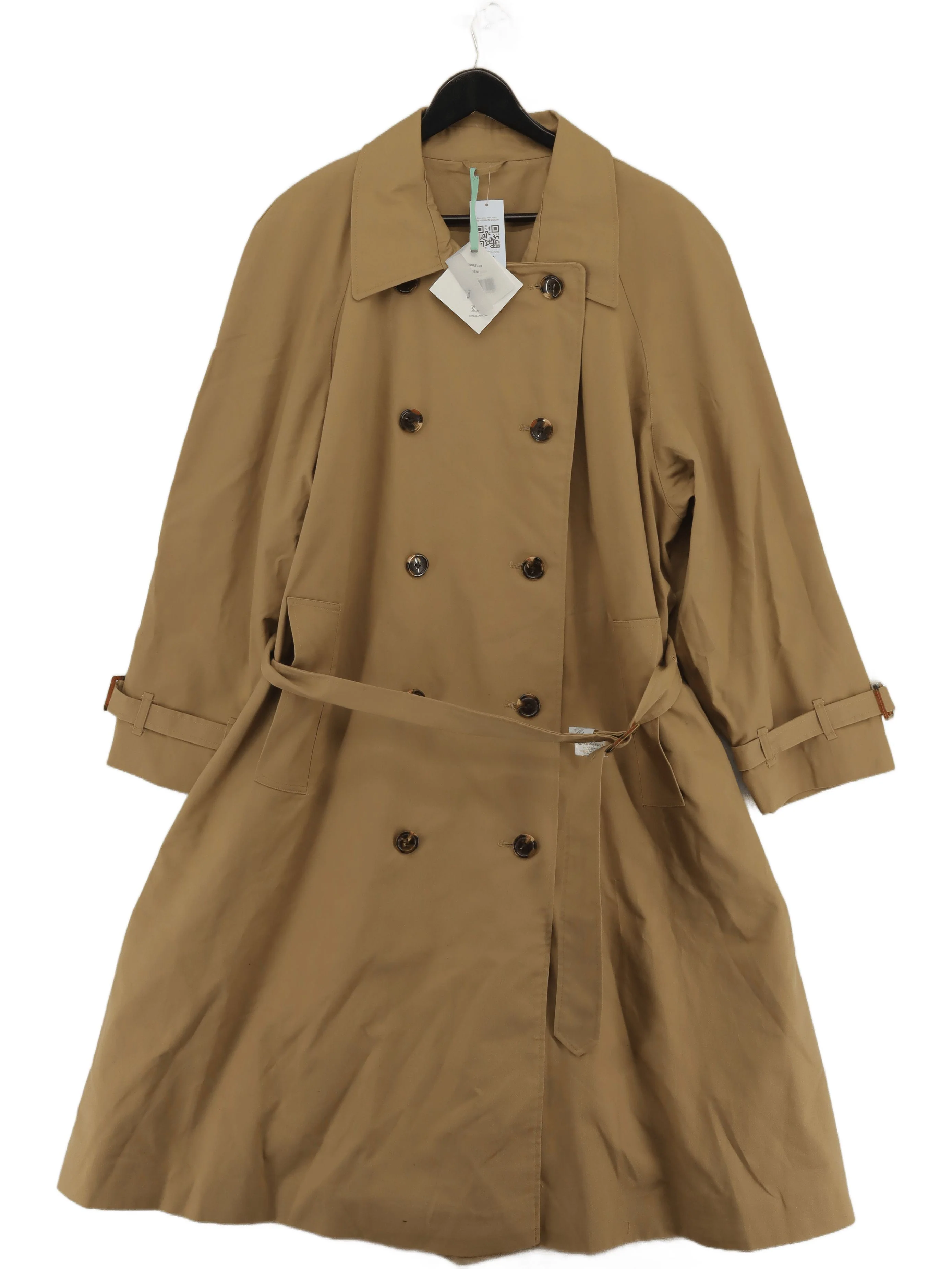Pepe Jeans Men's Coat M Tan 100% Other Trench Coat