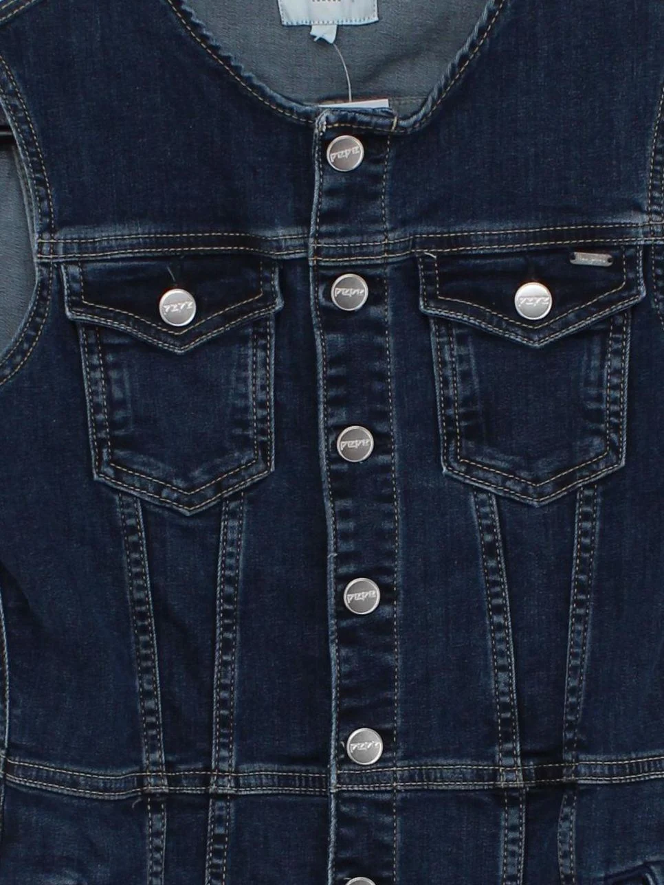 Pepe Jeans Shirt Mini Dress S in Blue - Image 3