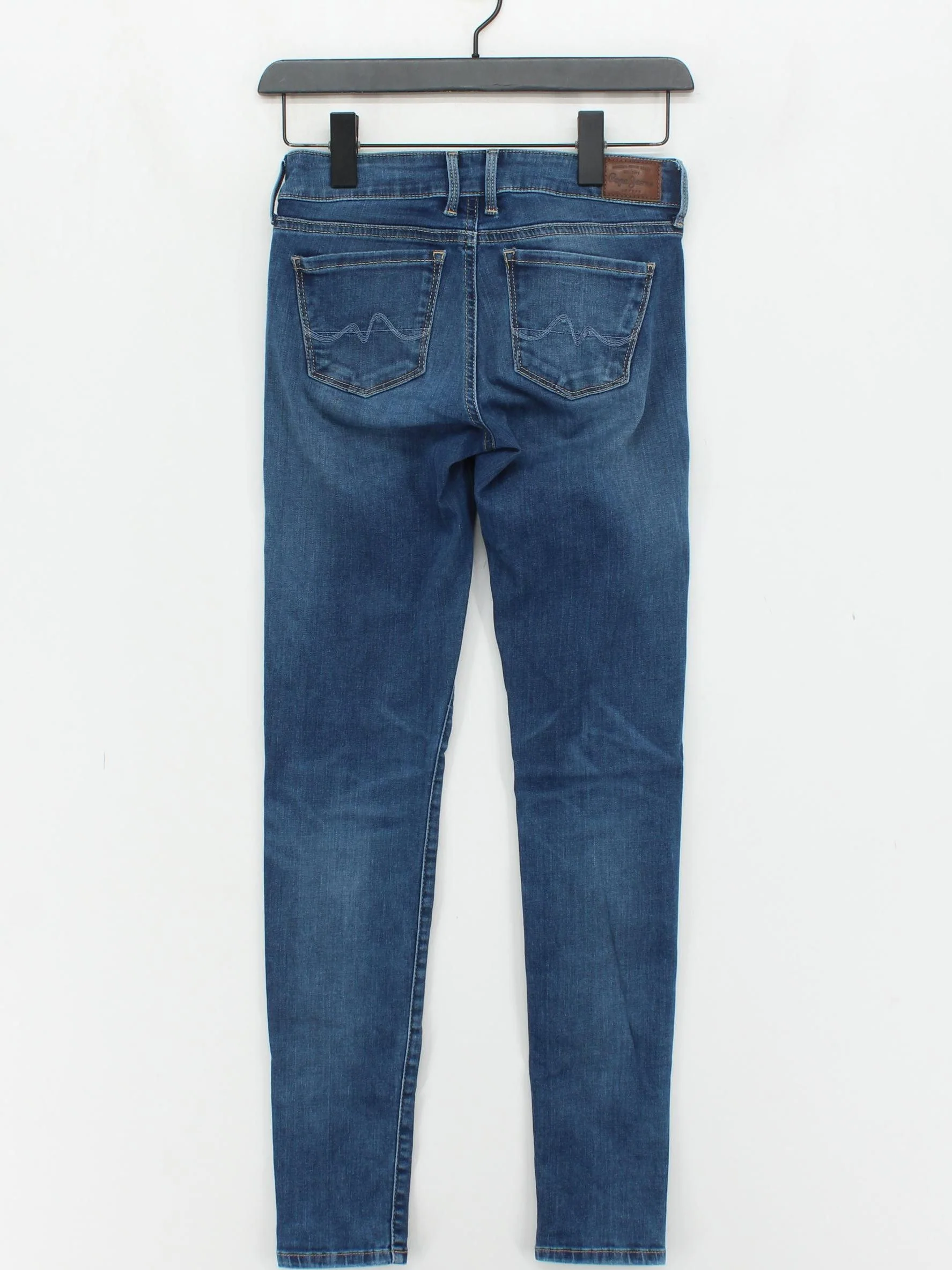 Pepe Jeans Women's Jeans W 26 in; L 30 in Blue Cotton with Elastane Skinny - Image 2