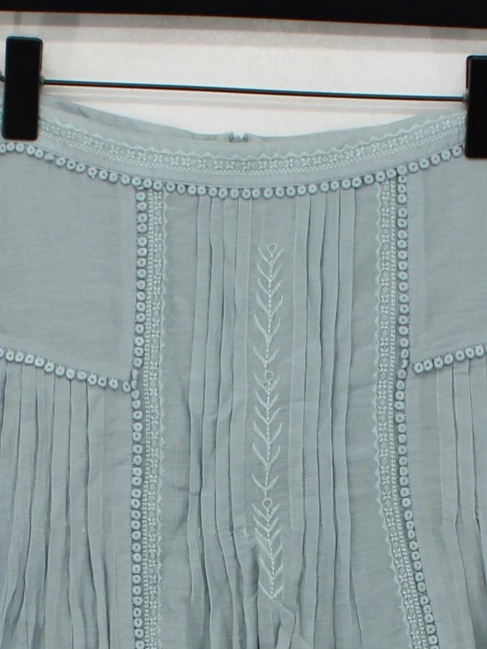 Pepe Jeans Women's Mini Skirt S Blue Cotton with Rayon Short Mini - Image 3