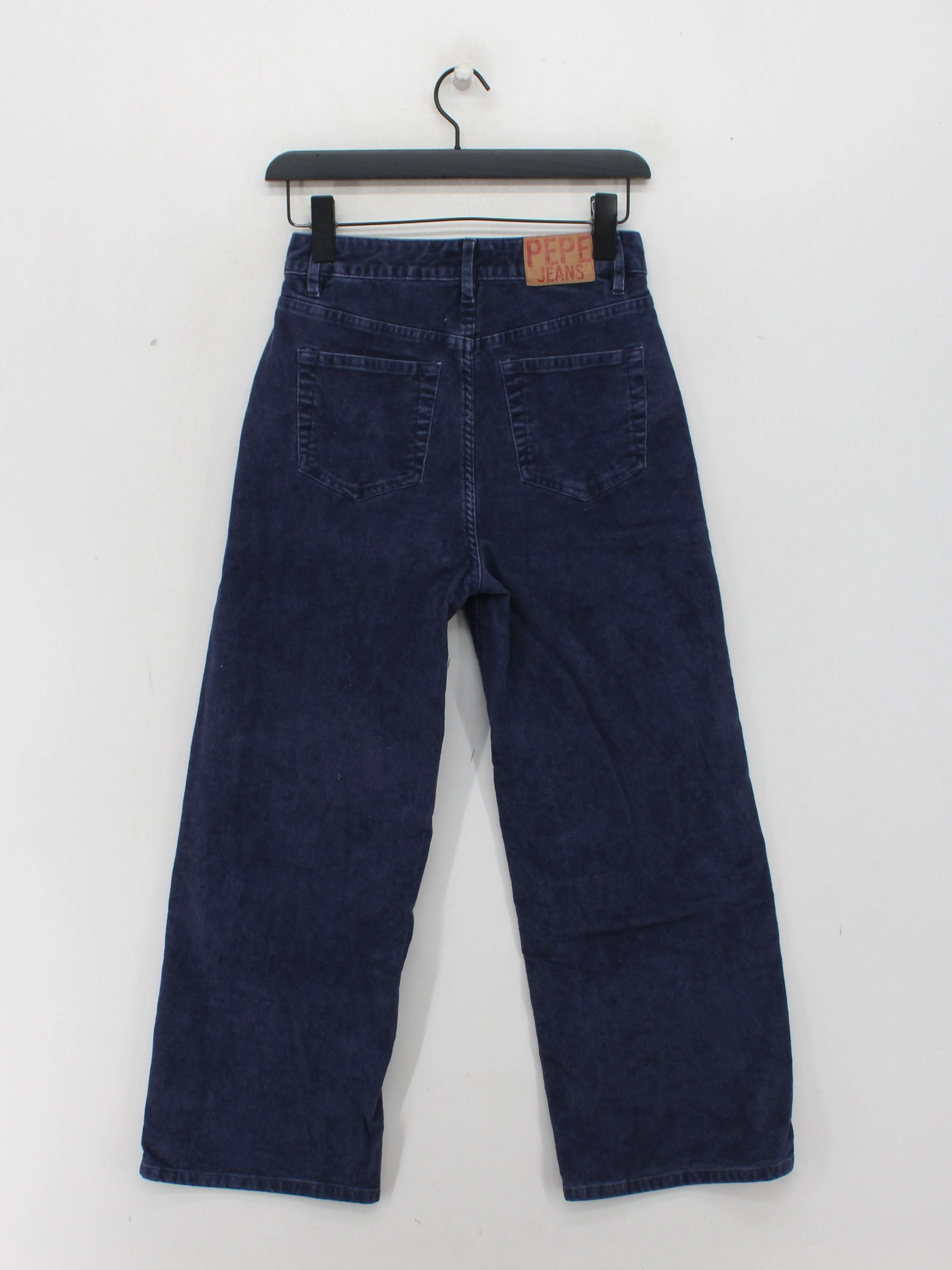 Pepe Jeans Women's Trousers W 25 in Blue Cotton with Polyester, Elastane Chino - Image 2