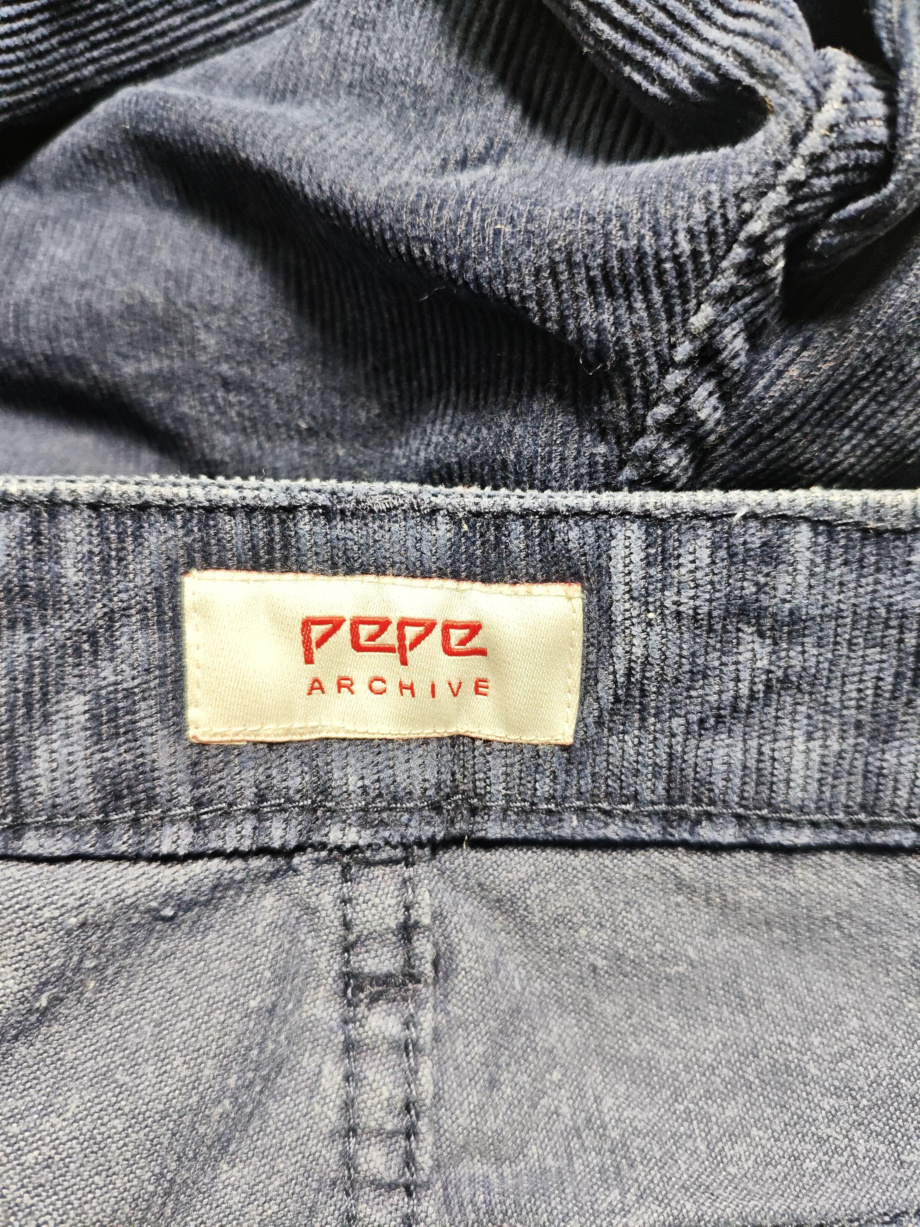 Pepe Jeans Women's Trousers W 25 in Blue Cotton with Polyester, Elastane Chino - Image 5