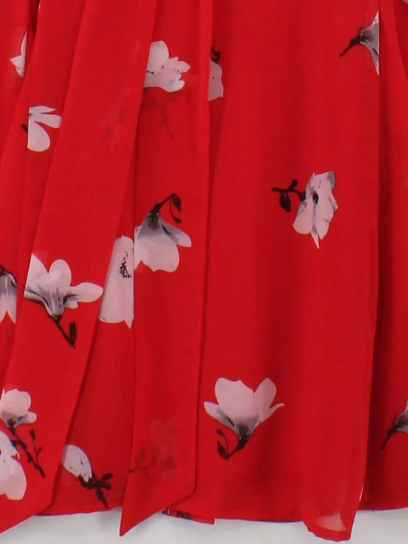Pepperberry Shirt Mini Dress UK12 in Red - Image 4
