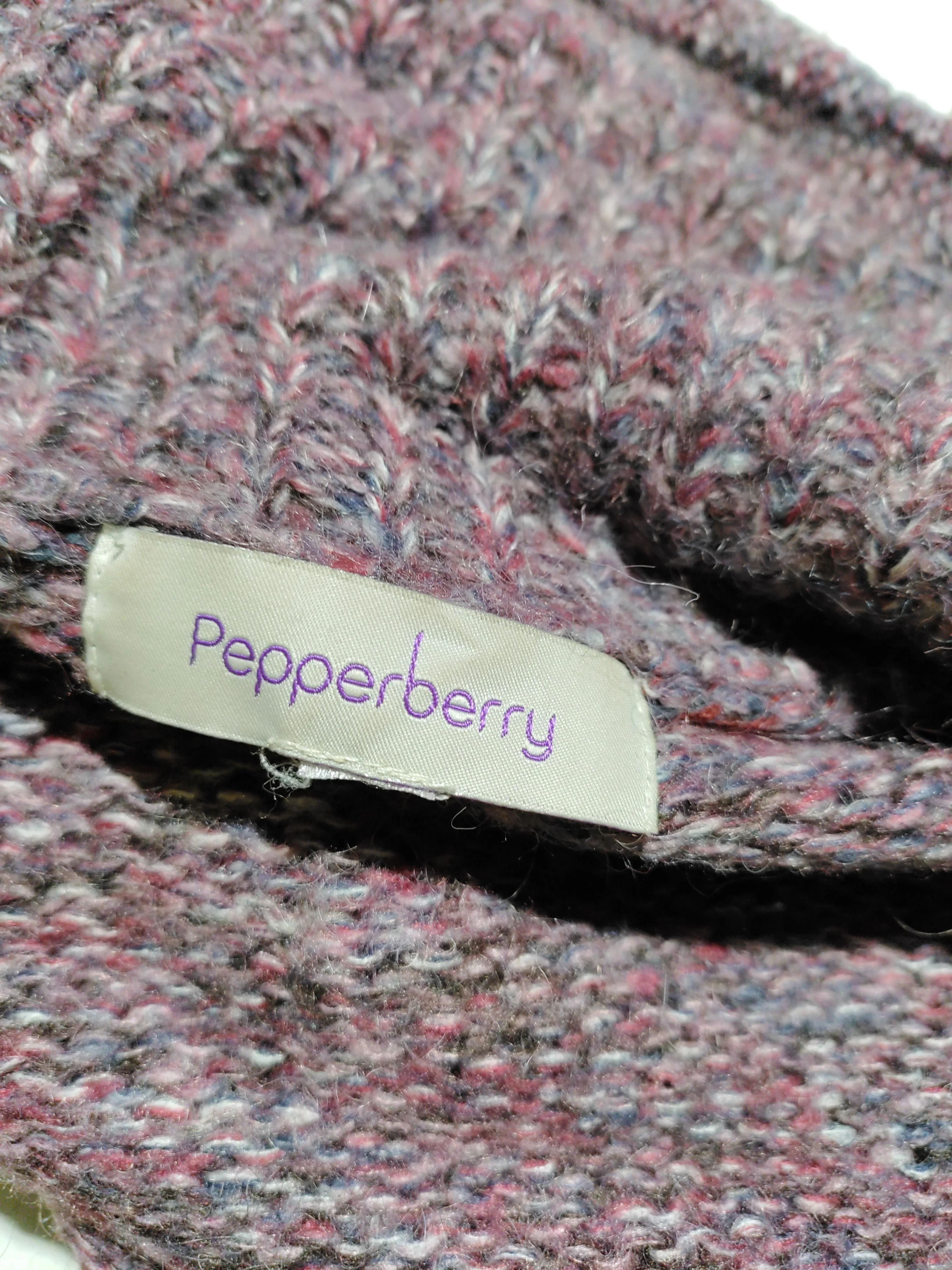 Pepperberry Women's Cardigan XL Multi 100% Wool Collared Cardigan - Image 5