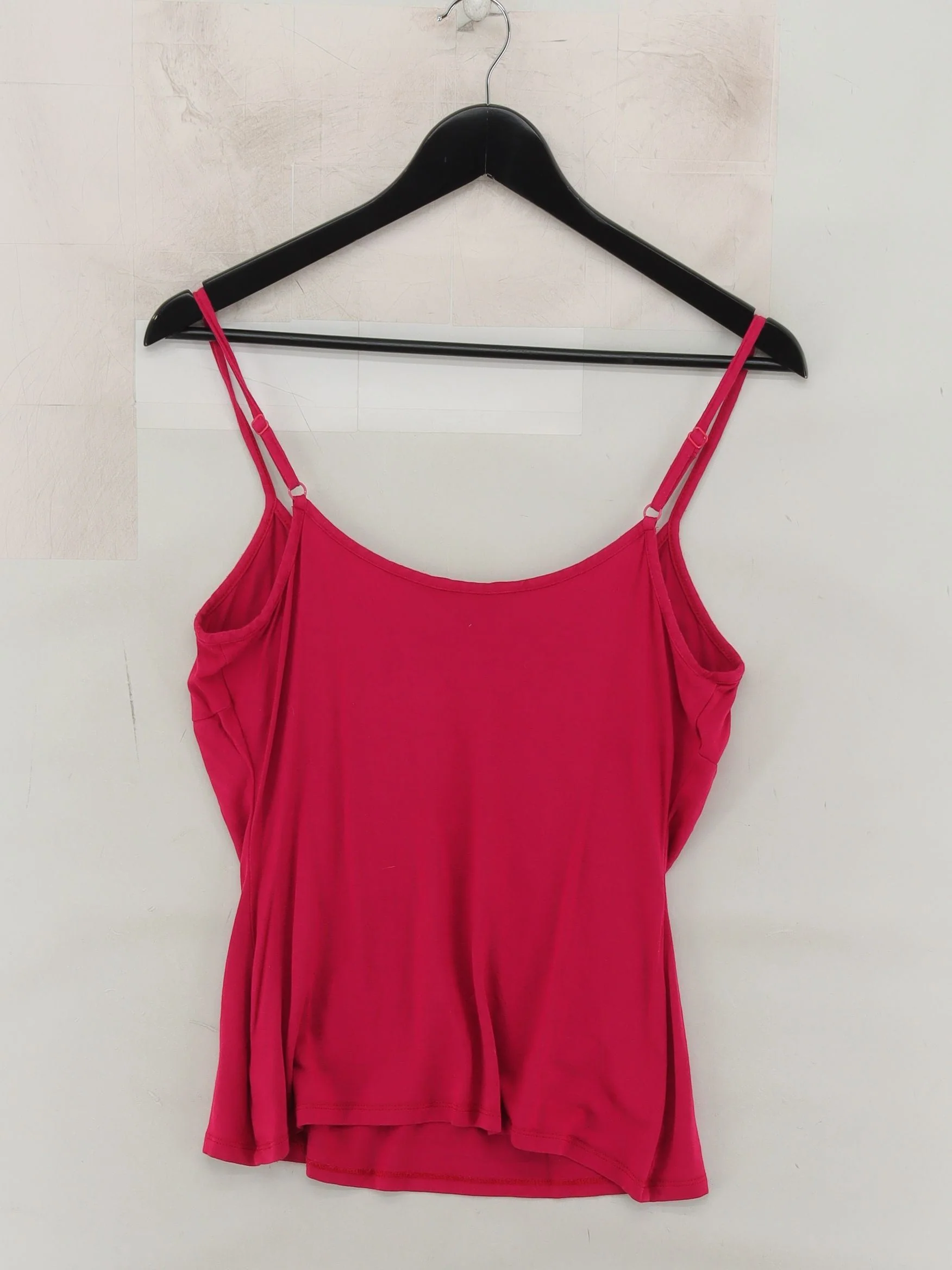 Pepperberry Women's T-Shirt S Pink 100% Cotton Sleeveless V-Neck Camisole - Image 2