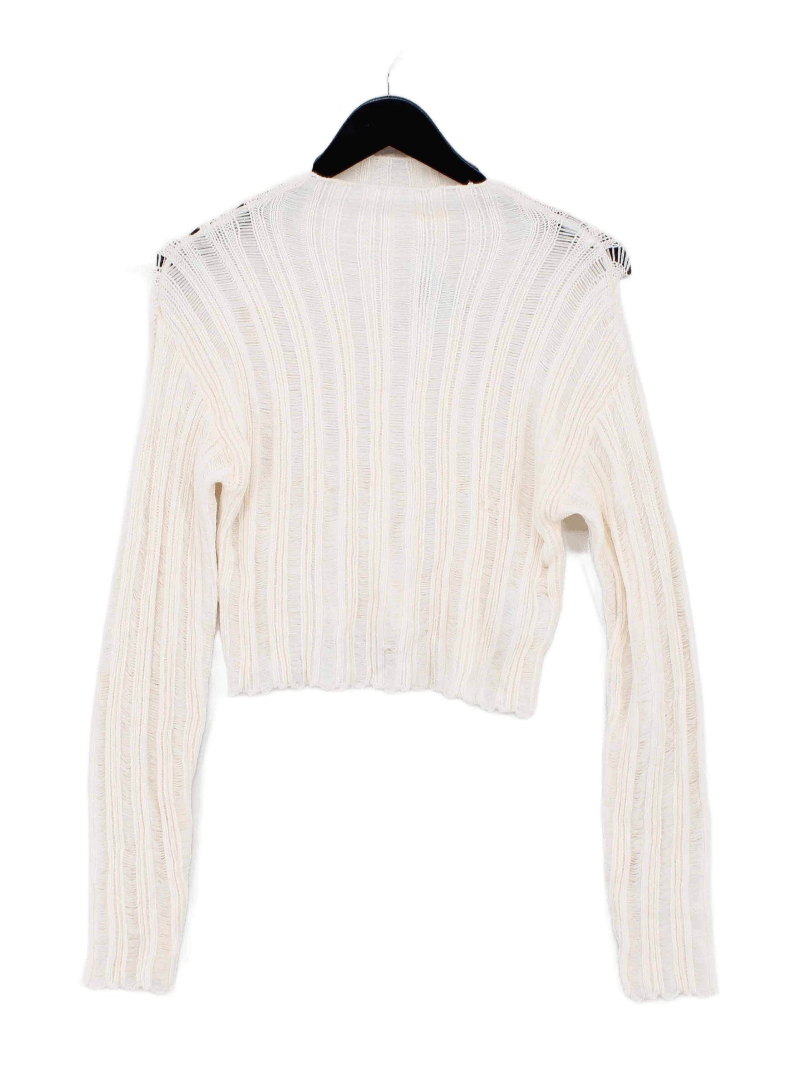 Peppermayo Women's Jumper M Cream 100% Other High Neck Pullover