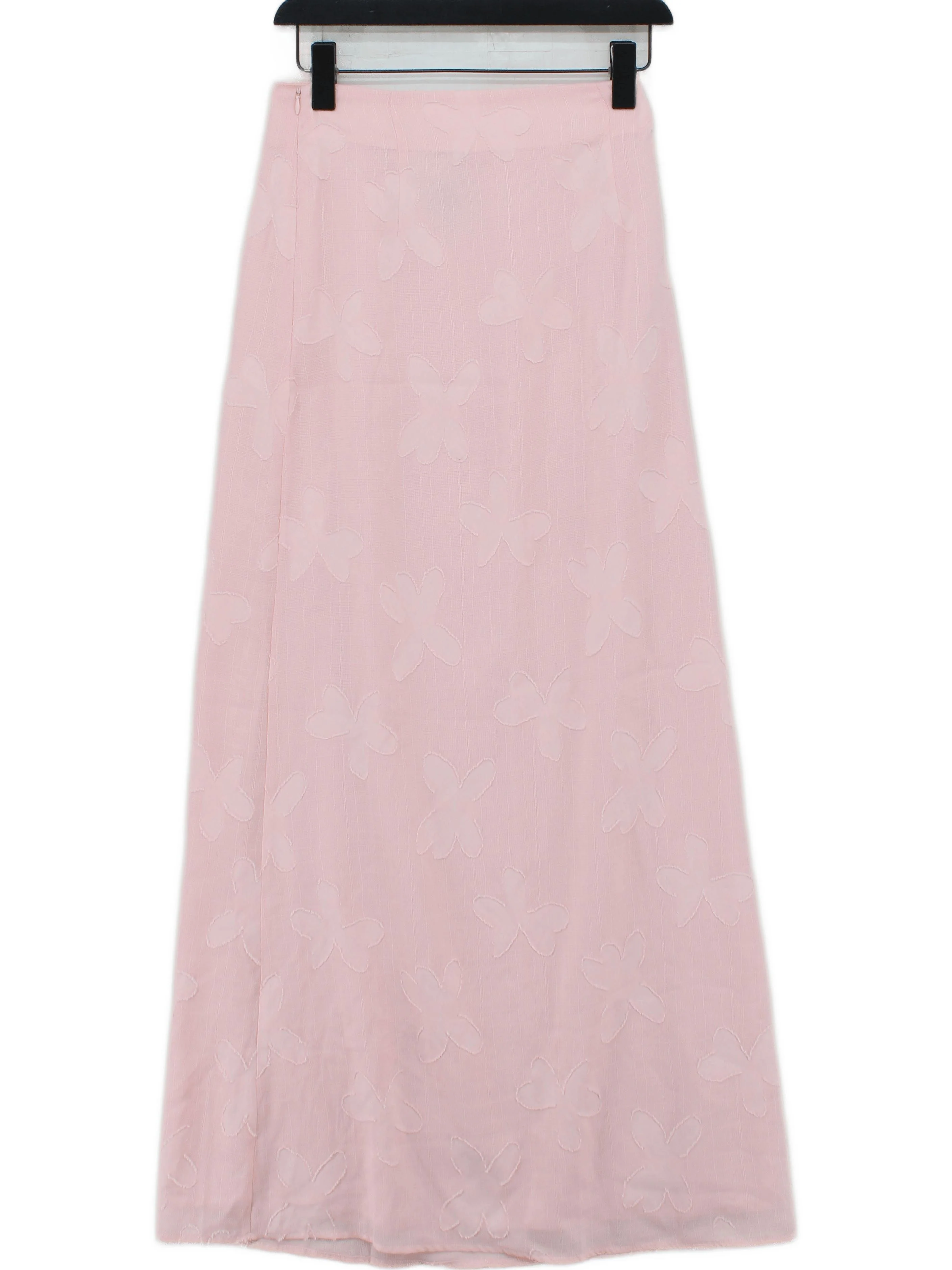Peppermayo Women's Maxi Skirt UK 6 Pink 100% Cotton Long Maxi