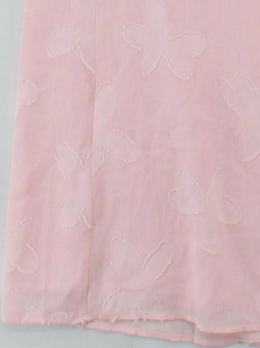 Peppermayo Women's Maxi Skirt UK 6 Pink 100% Cotton Long Maxi - Image 4