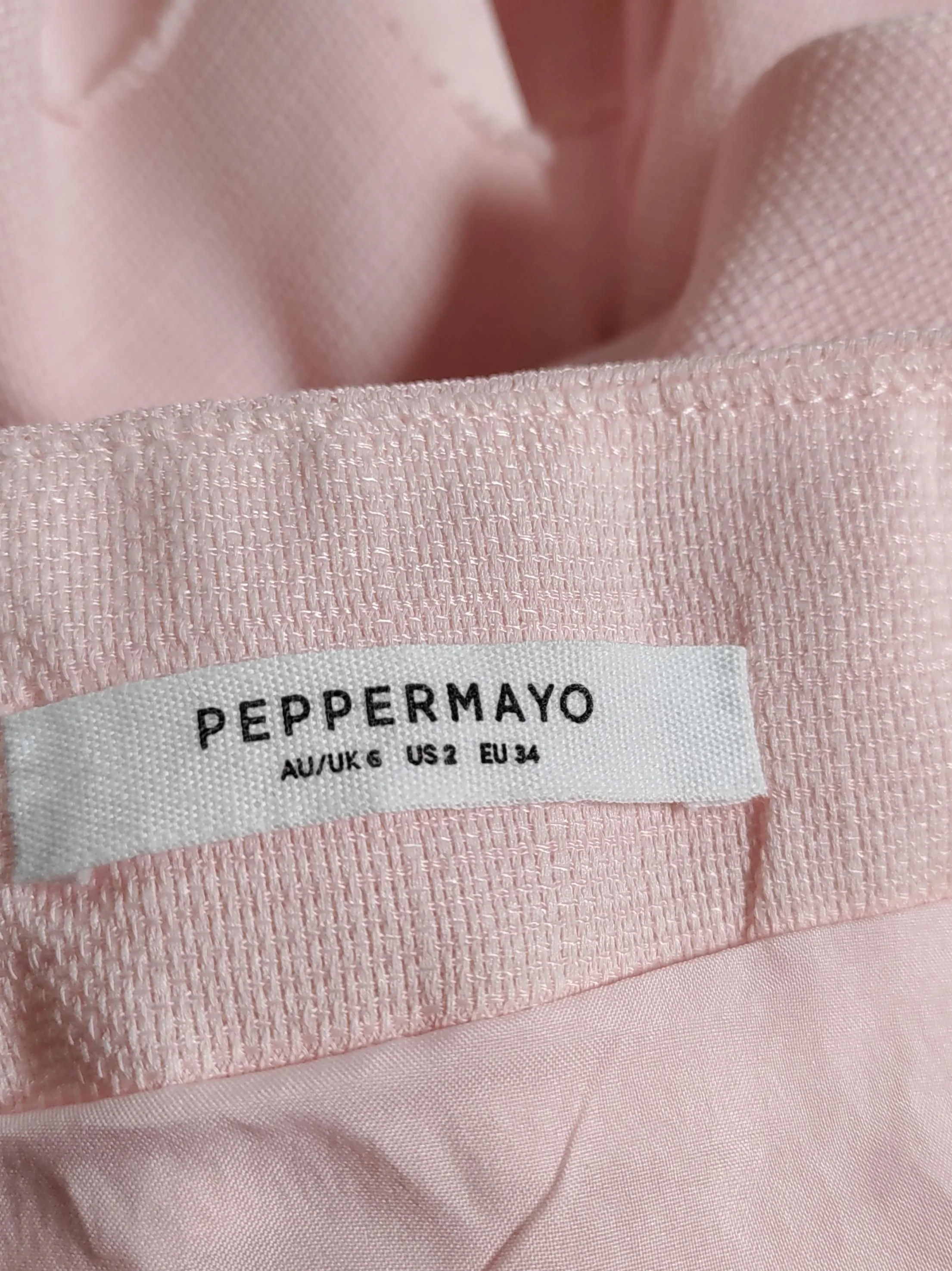 Peppermayo Women's Maxi Skirt UK 6 Pink 100% Cotton Long Maxi - Image 5