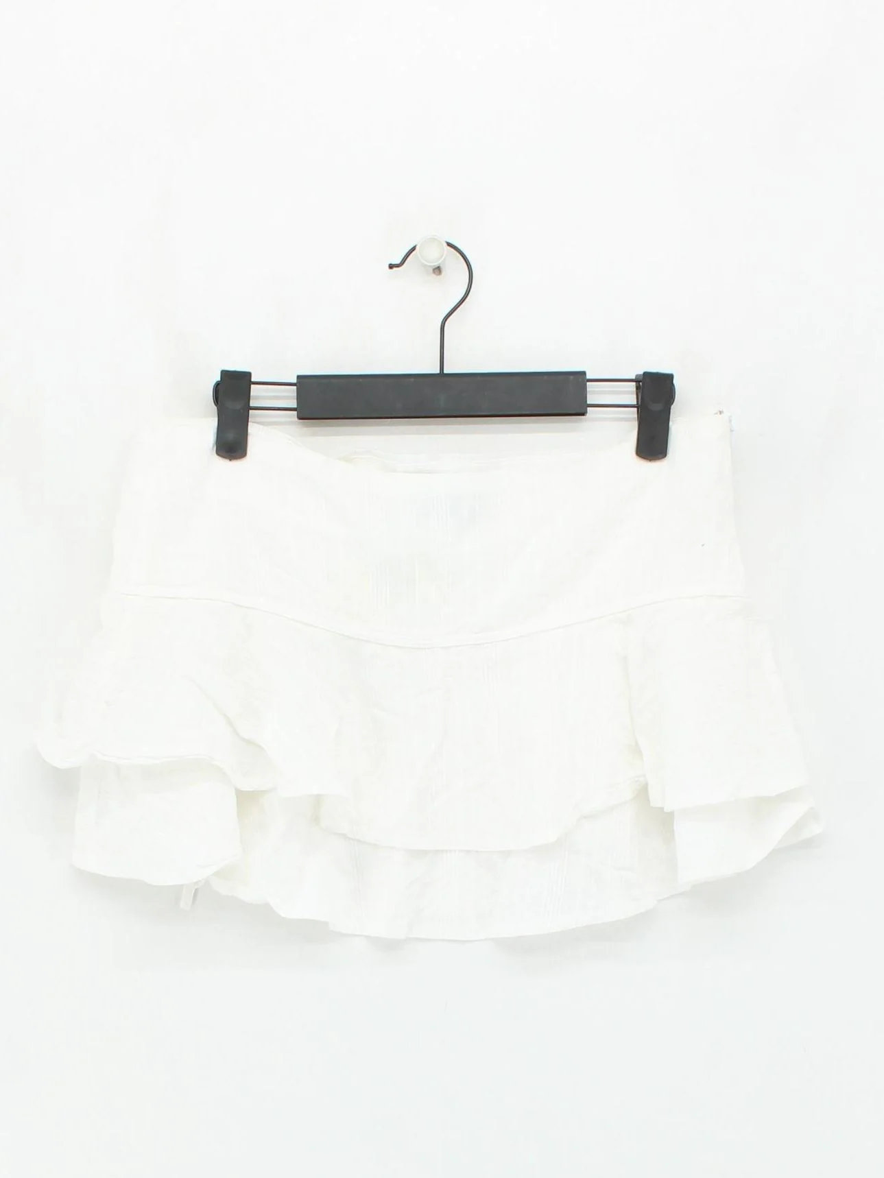 Peppermayo Women's Mini Skirt M White 100% Cotton Short Mini - Image 2