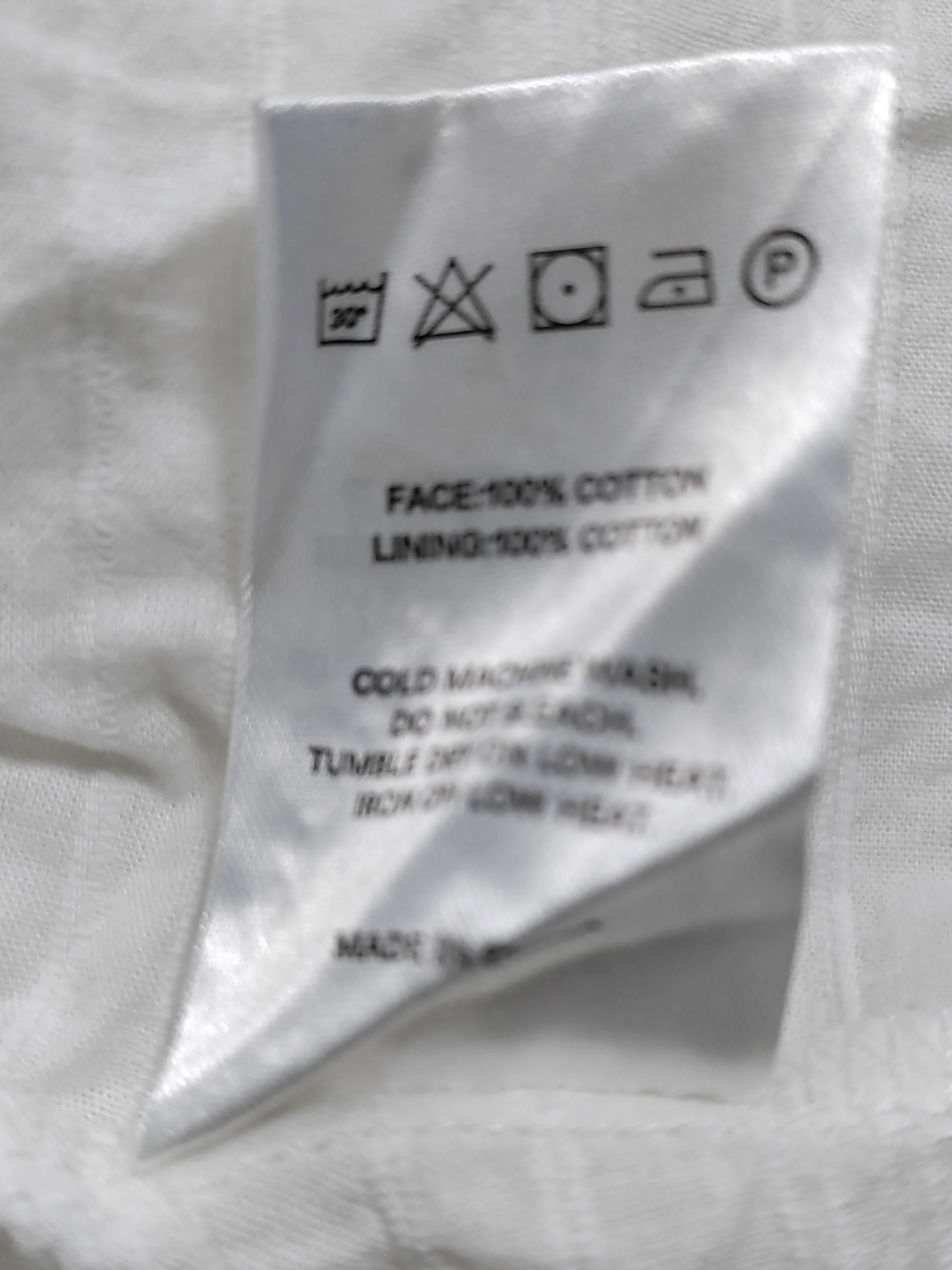 Peppermayo Women's Mini Skirt M White 100% Cotton Short Mini - Image 6