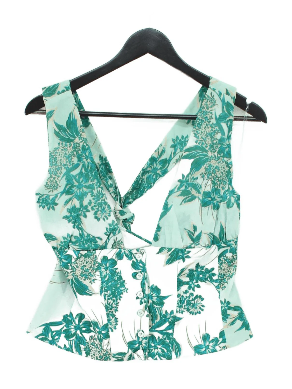 Peppermayo Women's Top M Green Polyester with Spandex Basic