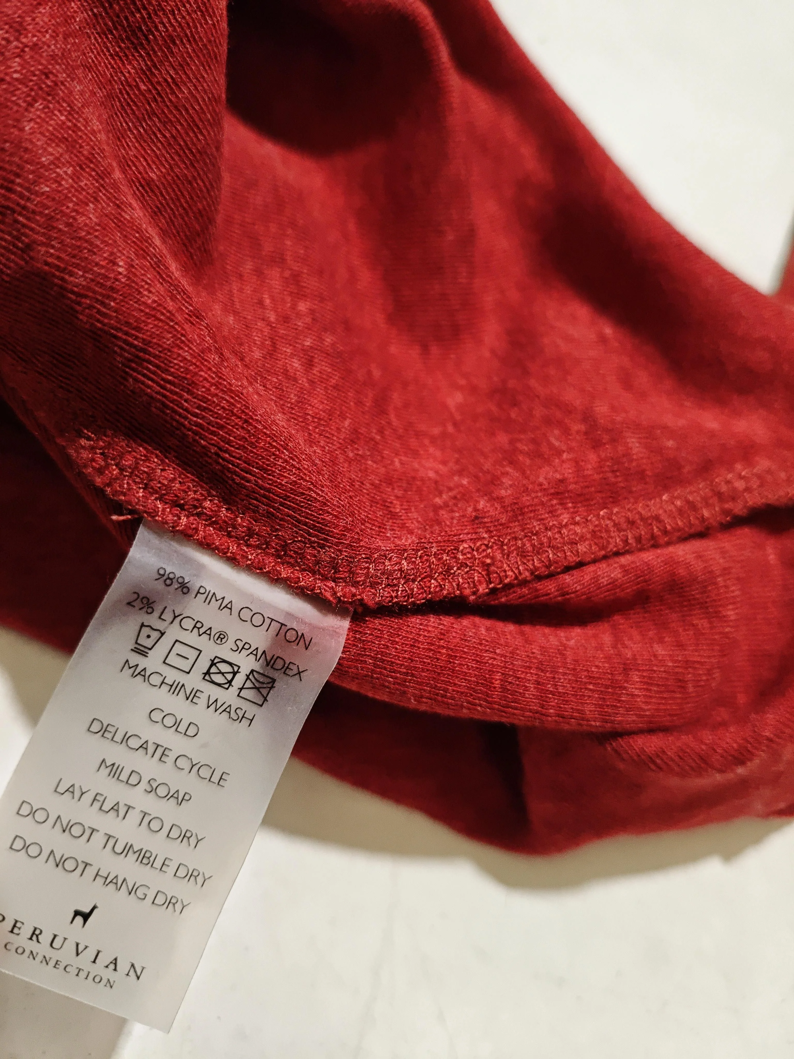Peruvian Connection Bodycon Mini Dress XS in Red - Image 6