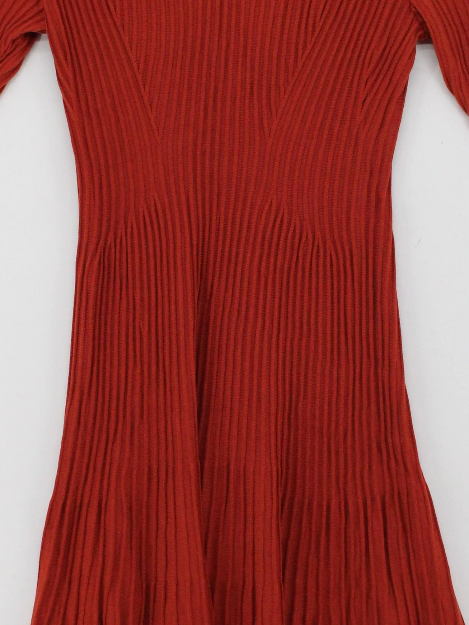 Peruvian Connection Jumper Midi Dress UK10 in Orange - Image 3