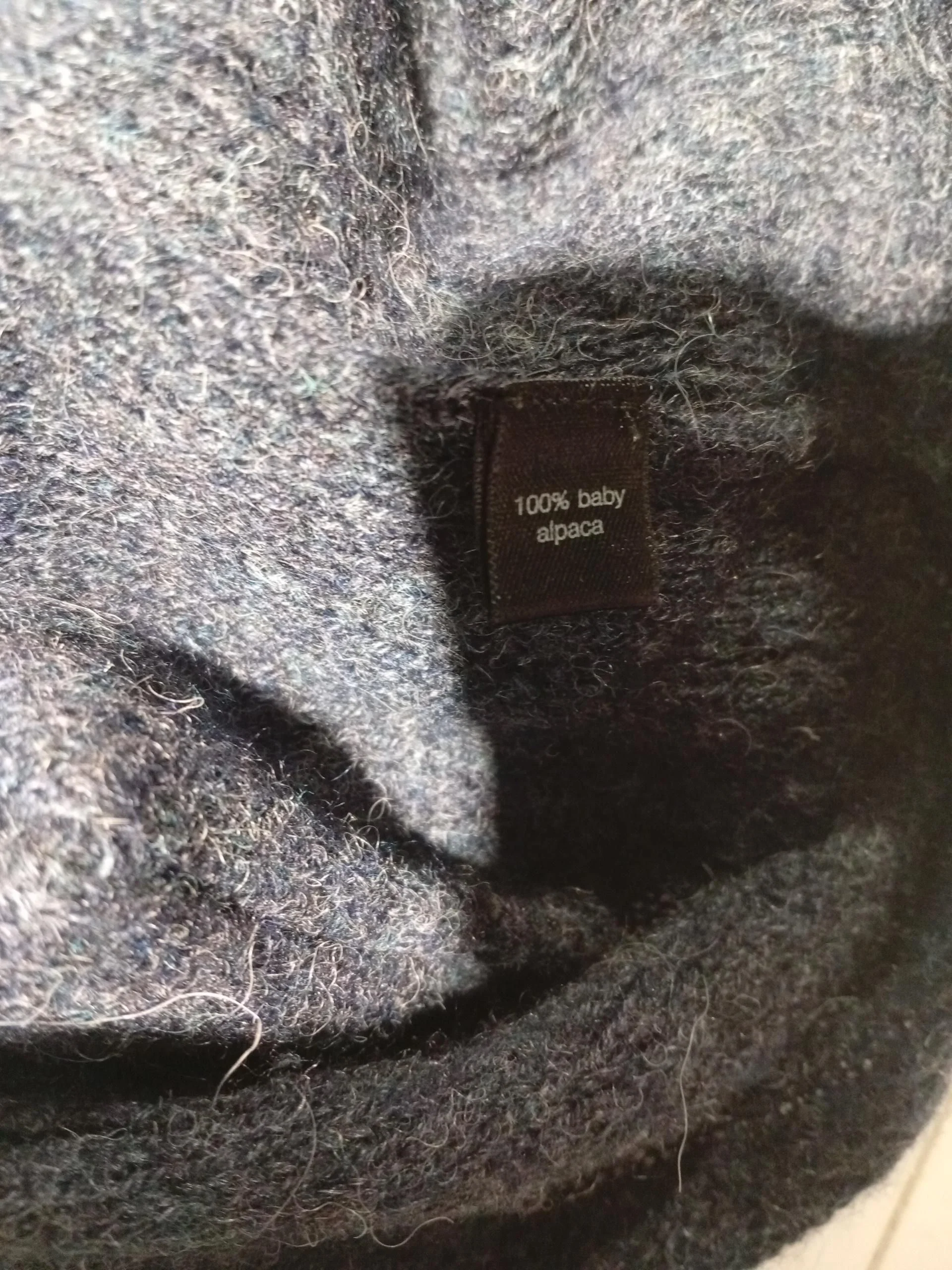 Peruvian Connection Jumper Mini Dress M in Blue - Image 6