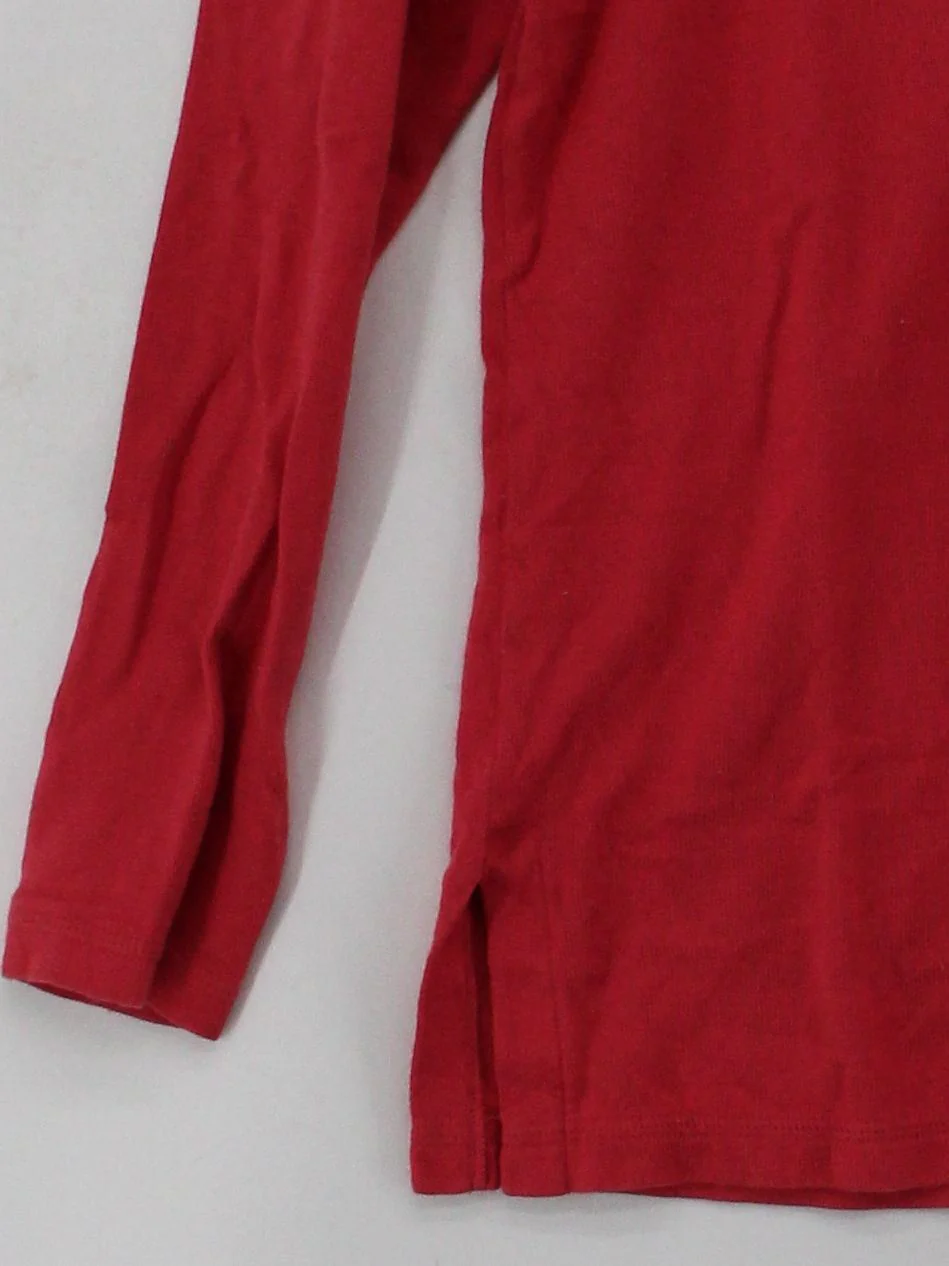 Peruvian Connection Women's Jumper XS Red 100% Cotton V-Neck Pullover - Image 4