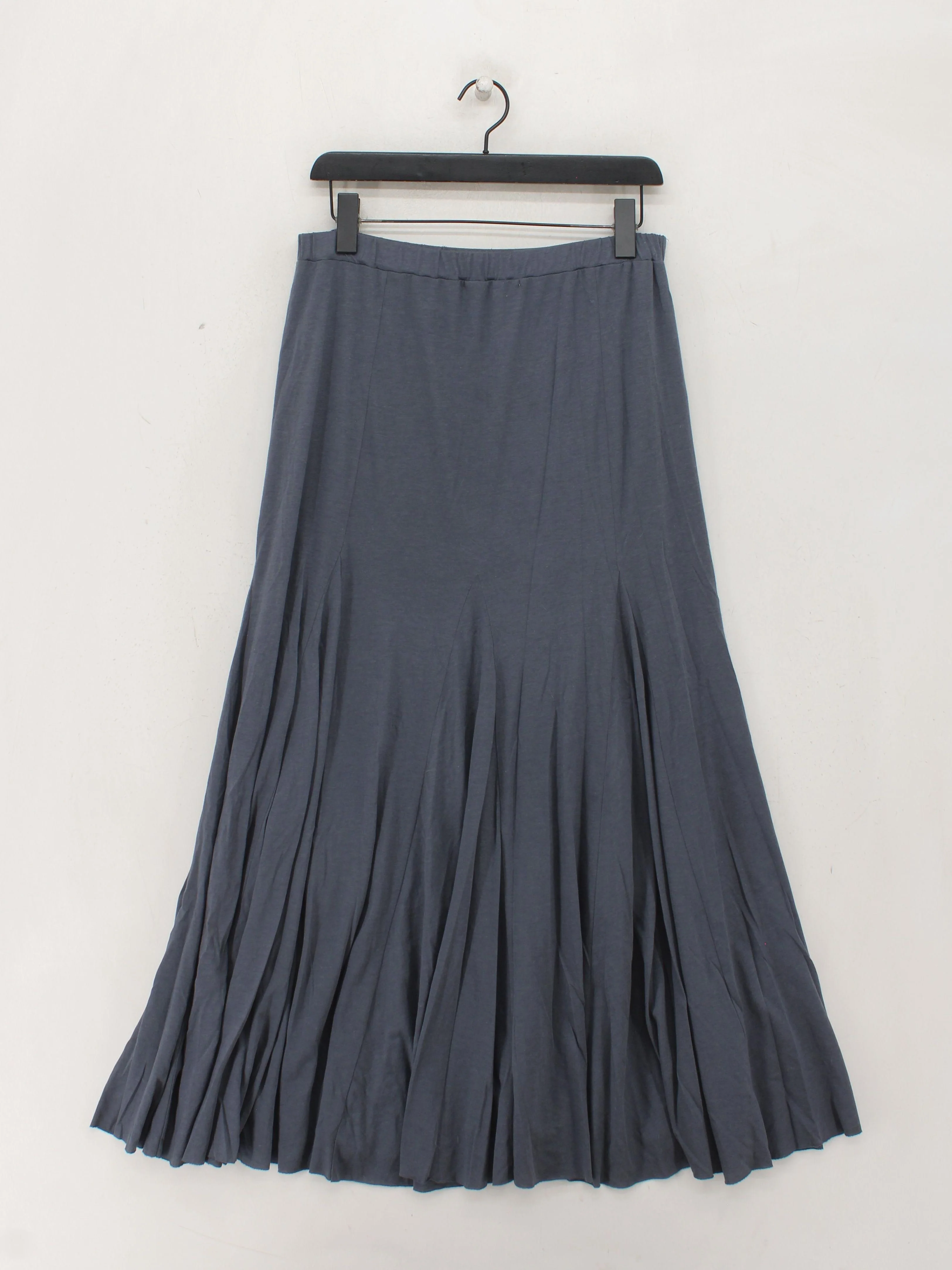 Peruvian Connection Women's Maxi Skirt L Grey Cotton with Lyocell Modal Maxi - Image 2