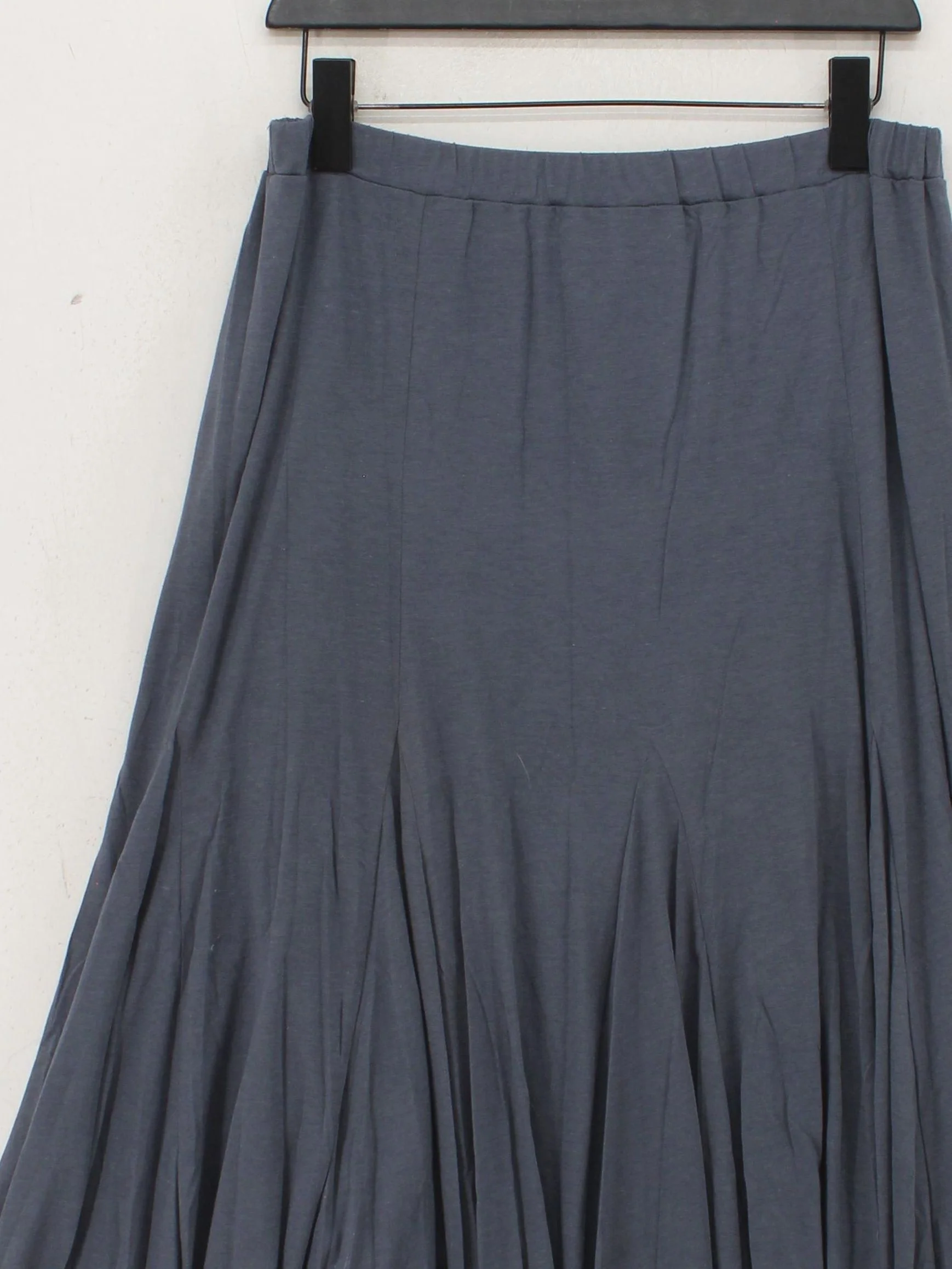 Peruvian Connection Women's Maxi Skirt L Grey Cotton with Lyocell Modal Maxi - Image 3
