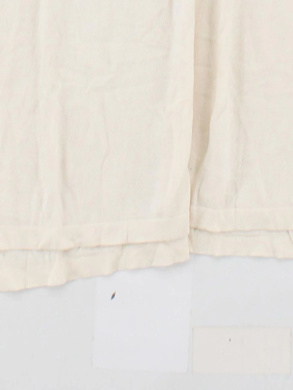 Peruvian Connection Women's Top XS Cream Cotton with Lyocell Modal Basic - Image 4