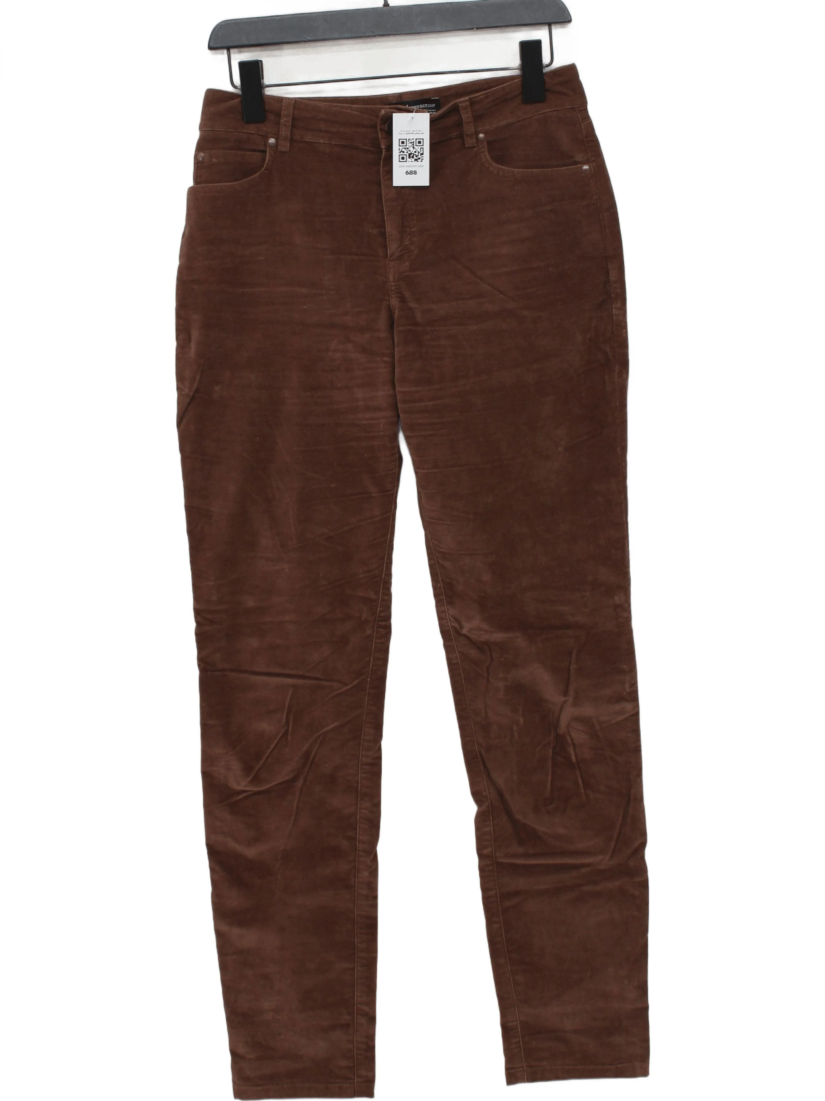 Peruvian Connection Women's Trousers UK 8 Brown Cotton