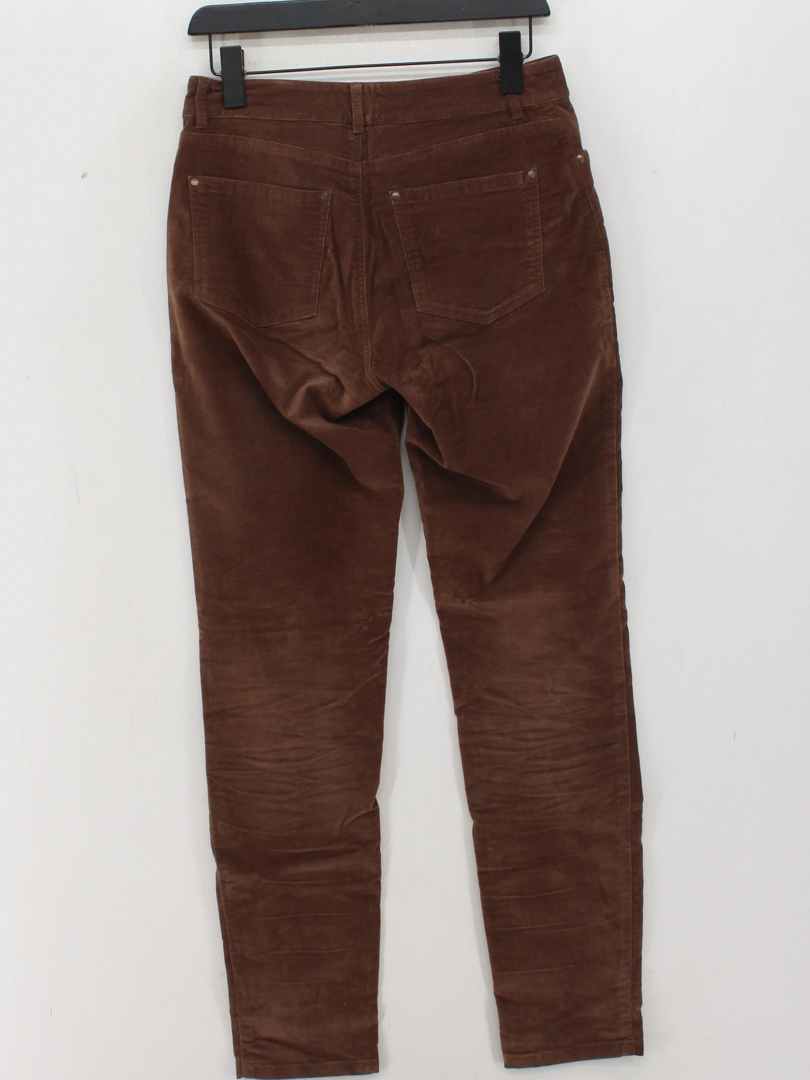 Peruvian Connection Women's Trousers UK 8 Brown Cotton - Image 2