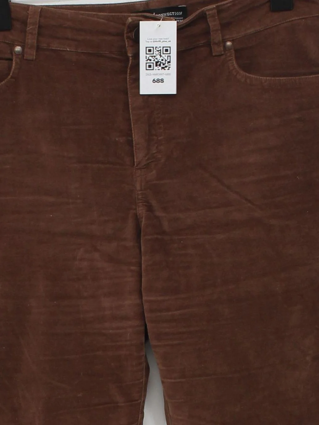 Peruvian Connection Women's Trousers UK 8 Brown Cotton - Image 3